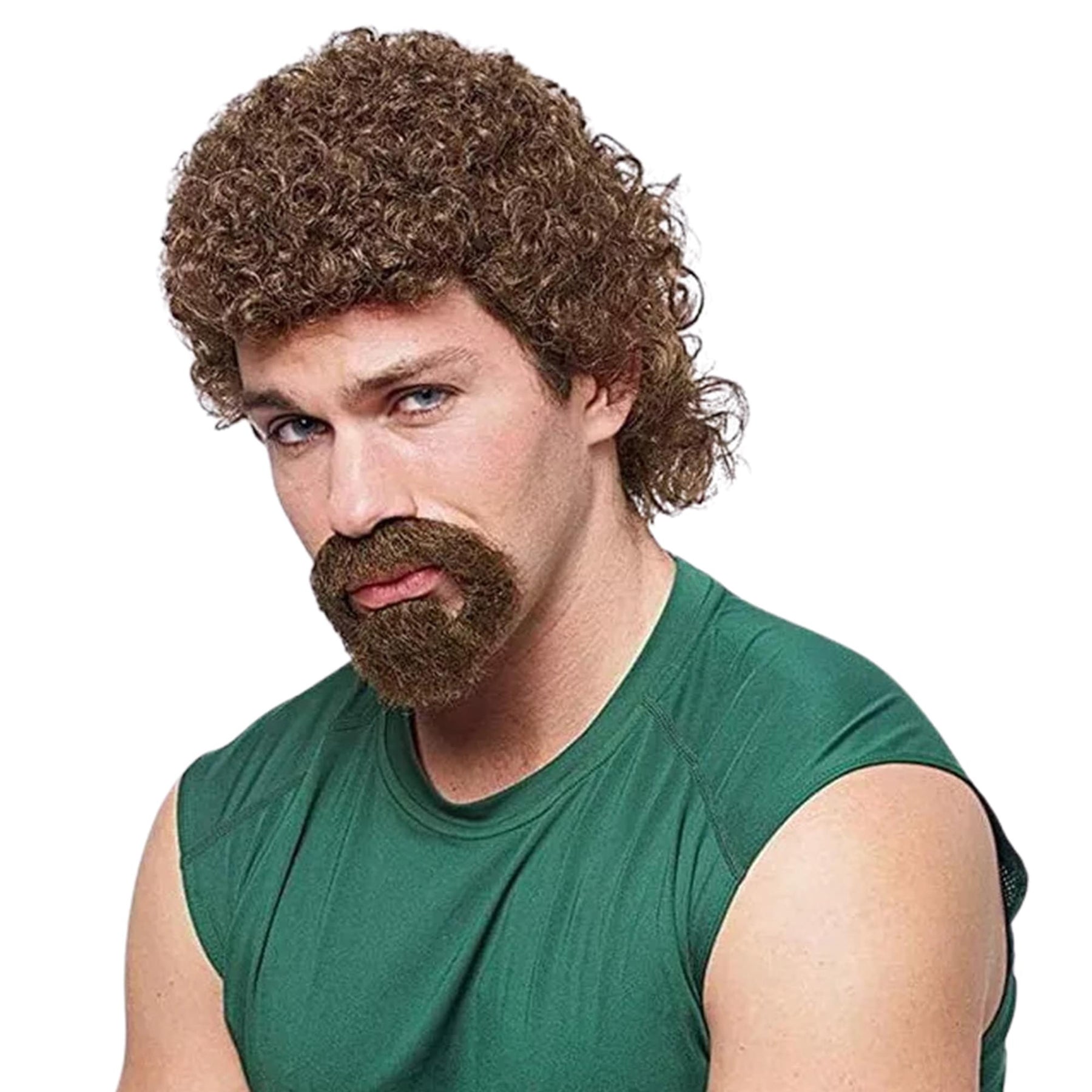 Kenny Men's Costume Wig with Beard - Brown