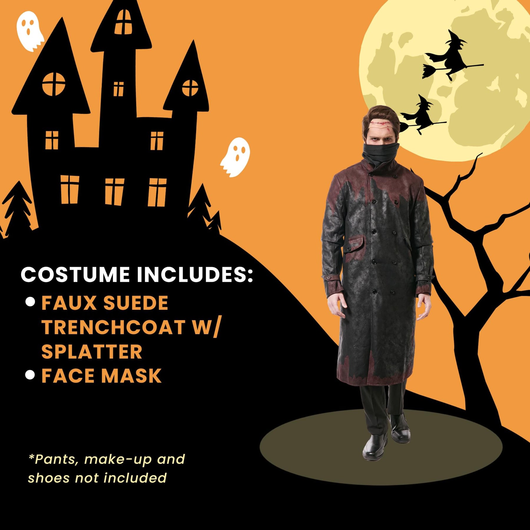 Mr. Monster Adult Costume Trenchcoat