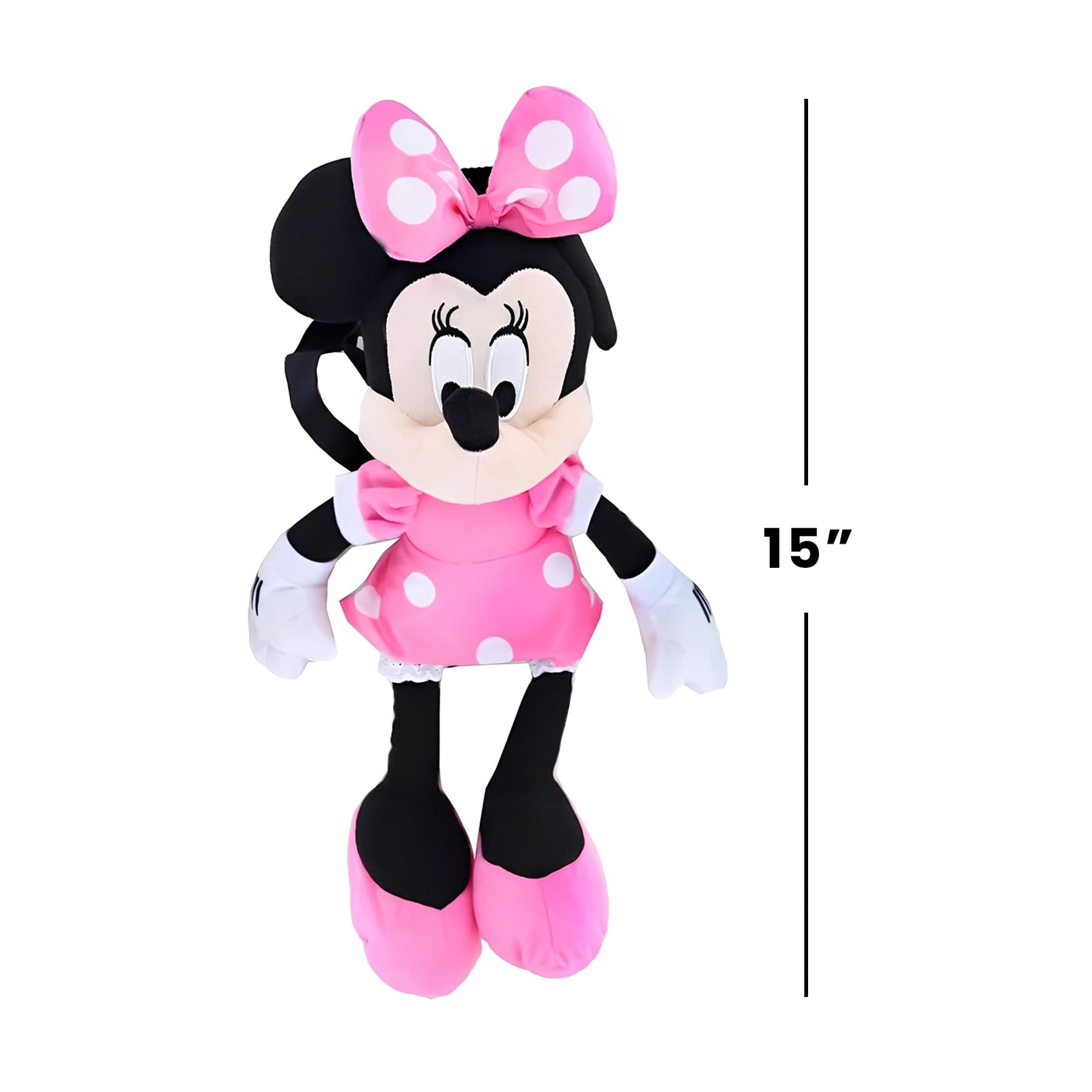 Disney Minnie Mouse 15 Inch Plush Backpack