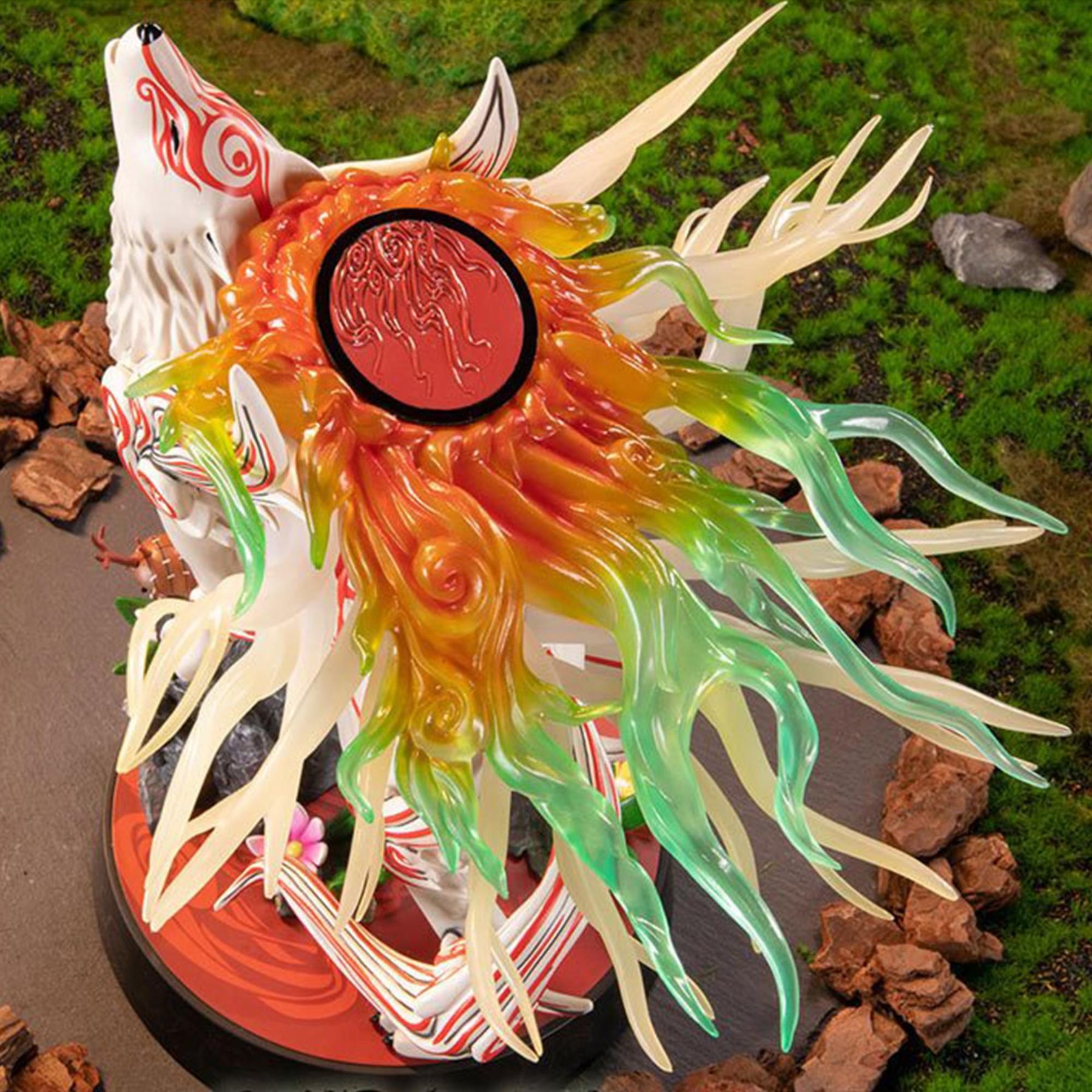 Okami: Shiranui 9 Inch PVC Statue (Celestial Howl)