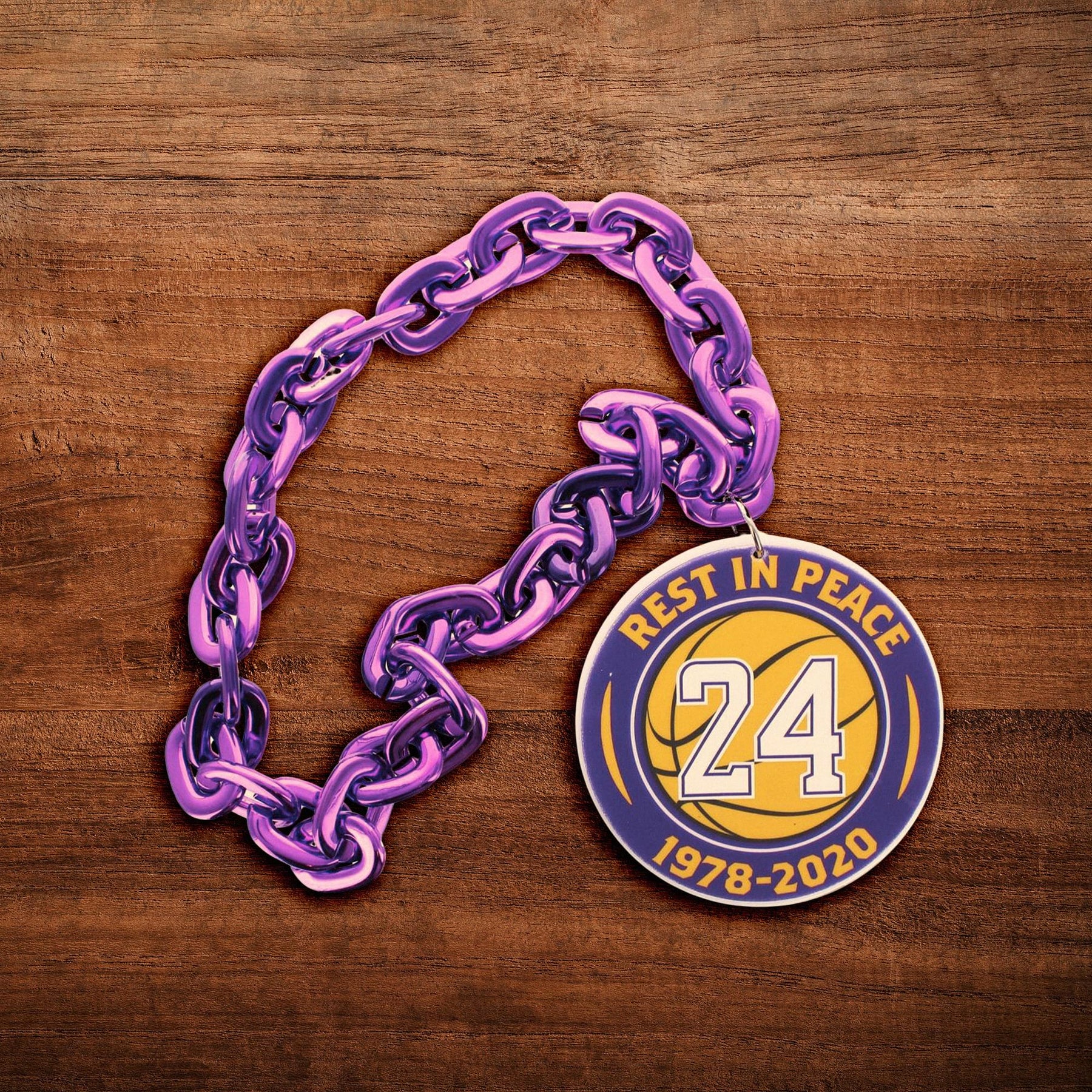 Kobe Bryant #24 RIP Commemorative NBA FanChain 3D Foam Magnet
