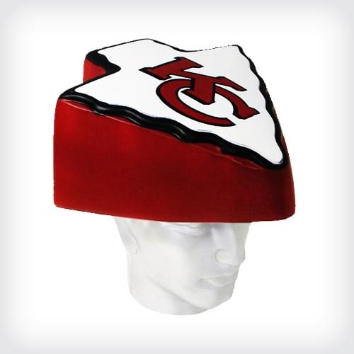 NFL Team Mascot Foamhead Hat: Kansas City Chiefs