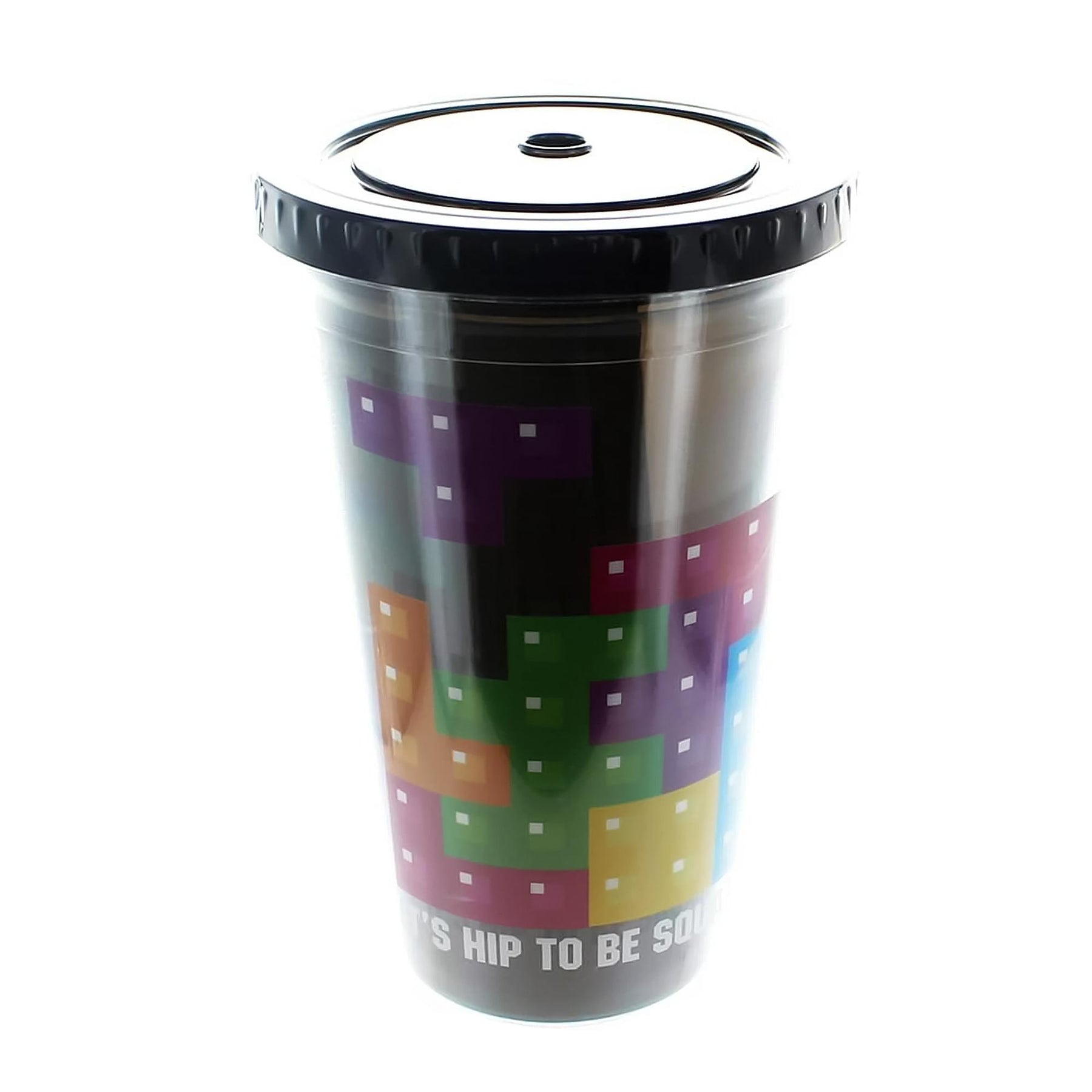 Tetris "Hip To Be Square" 16oz Travel Cup