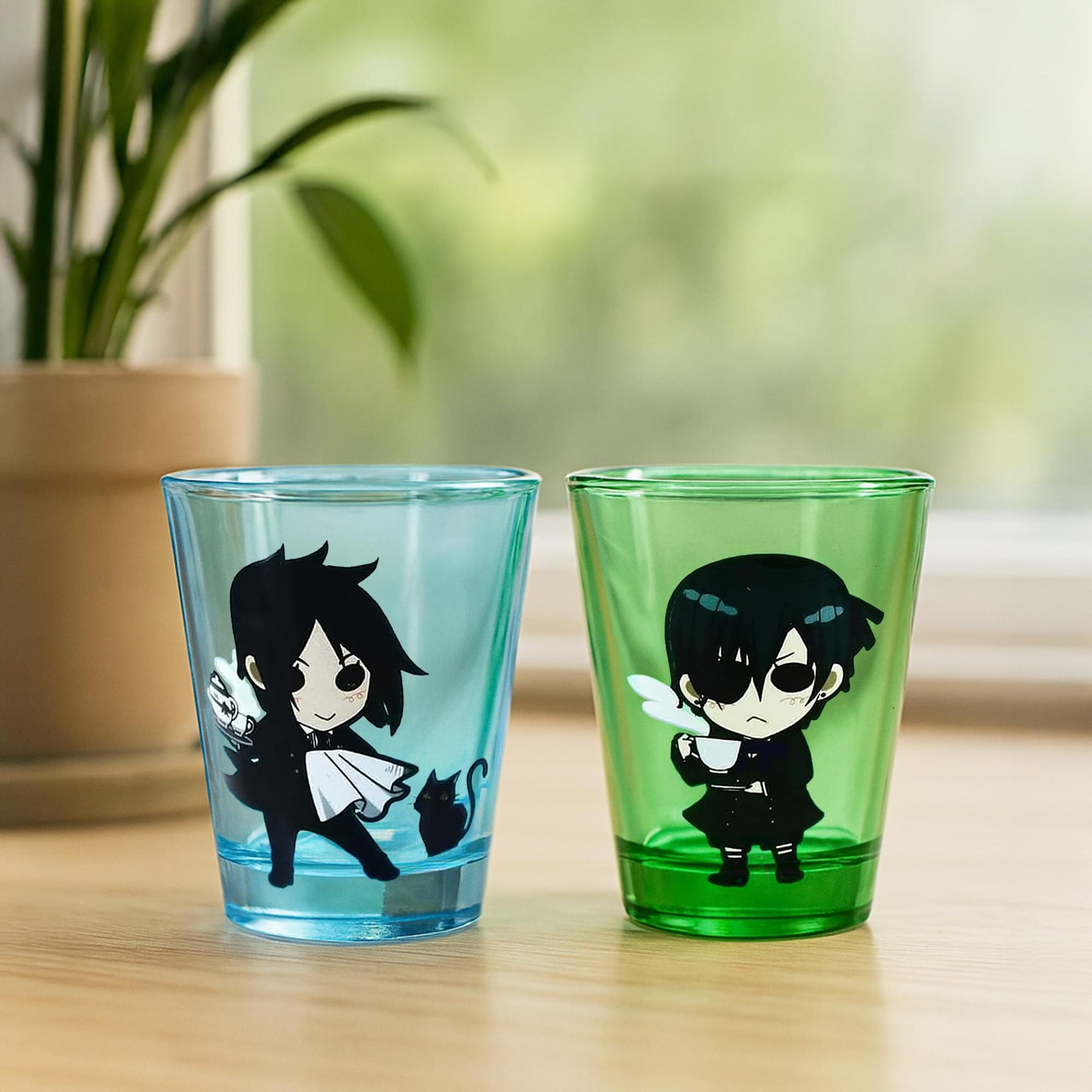 Black Butler Shot Glass 2-Pack