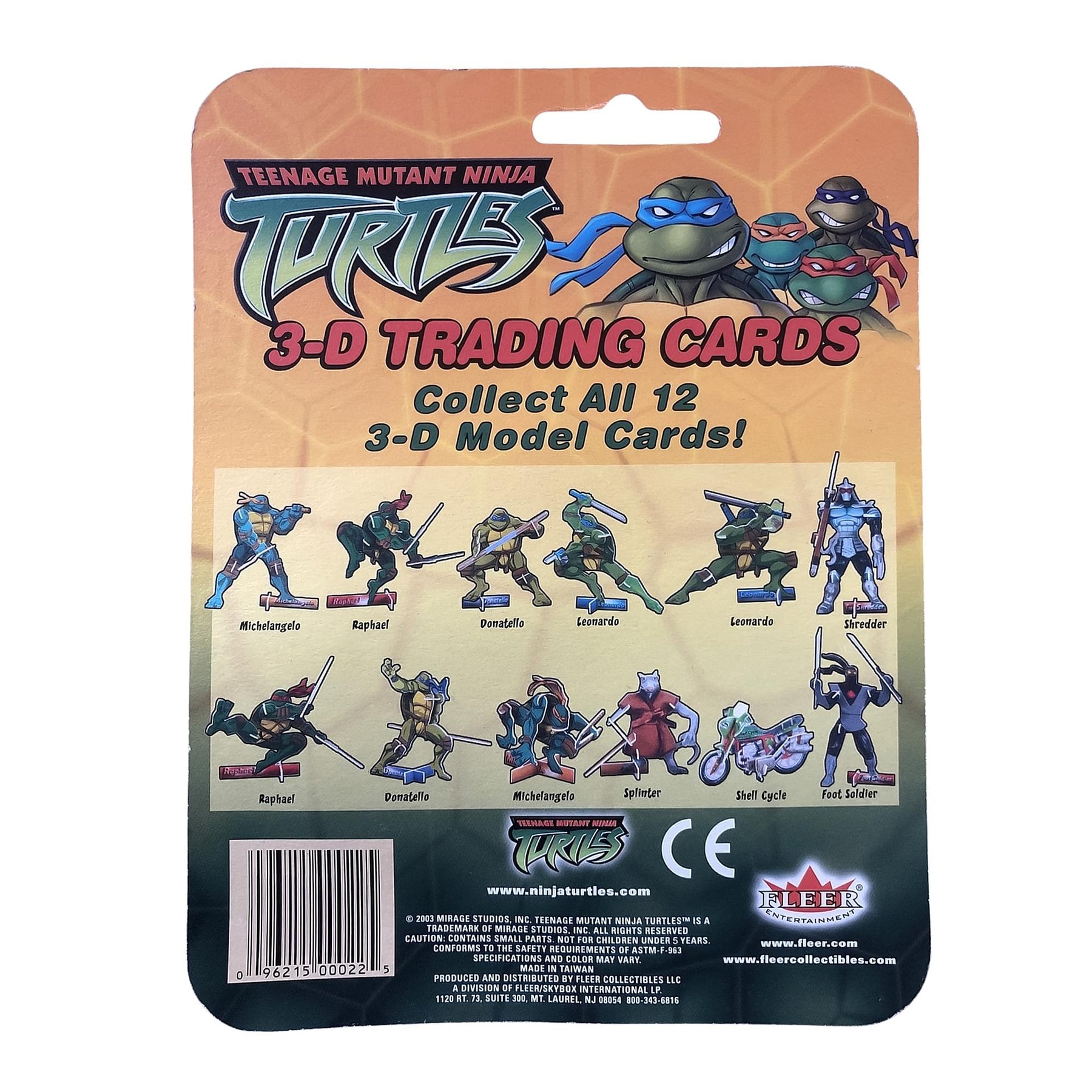 Teenage Mutant Ninja Turtles 3D Trading Cards | One Random