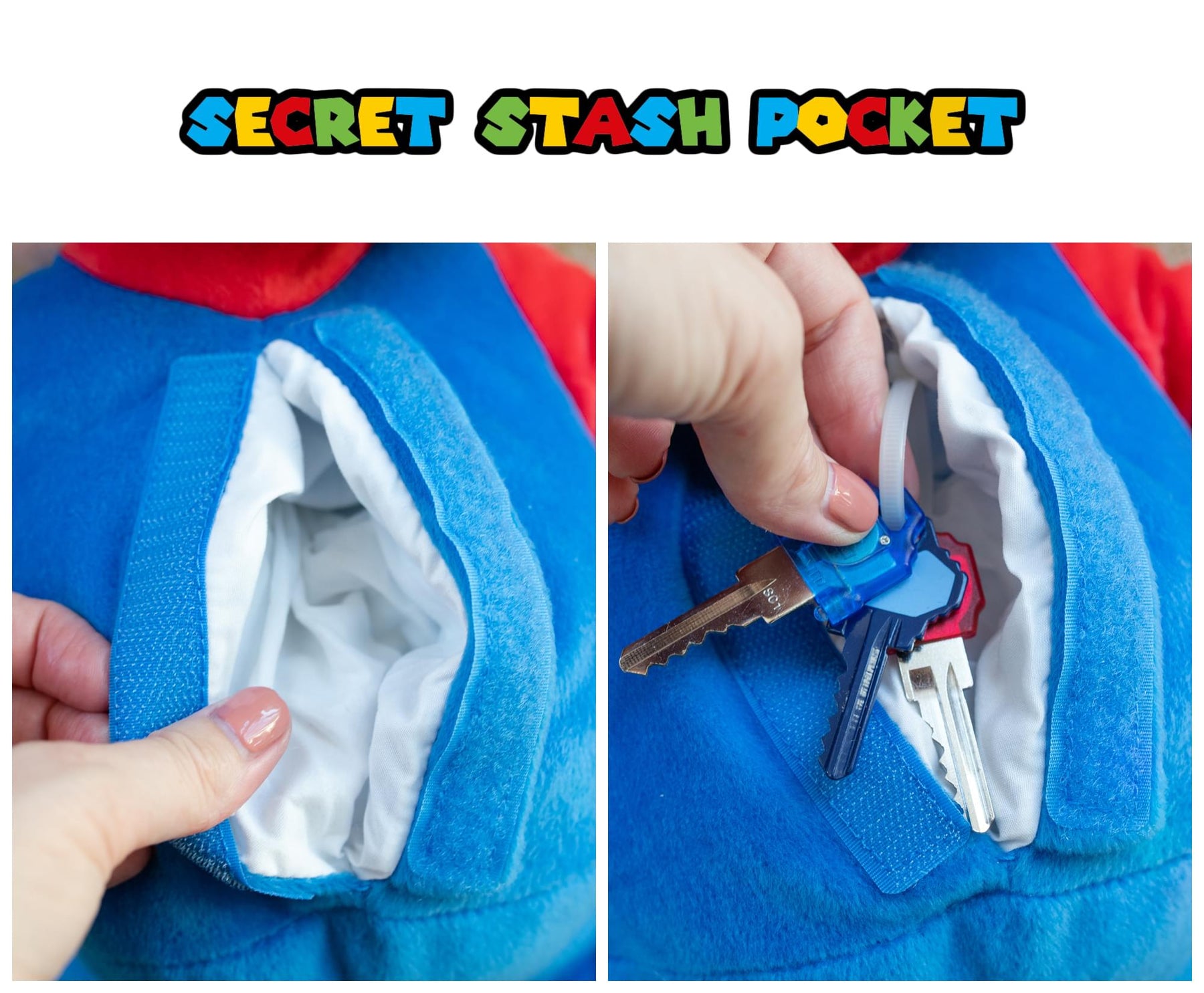 Super Mario Bros. The Real Thing 22-Inch Plush Pillow