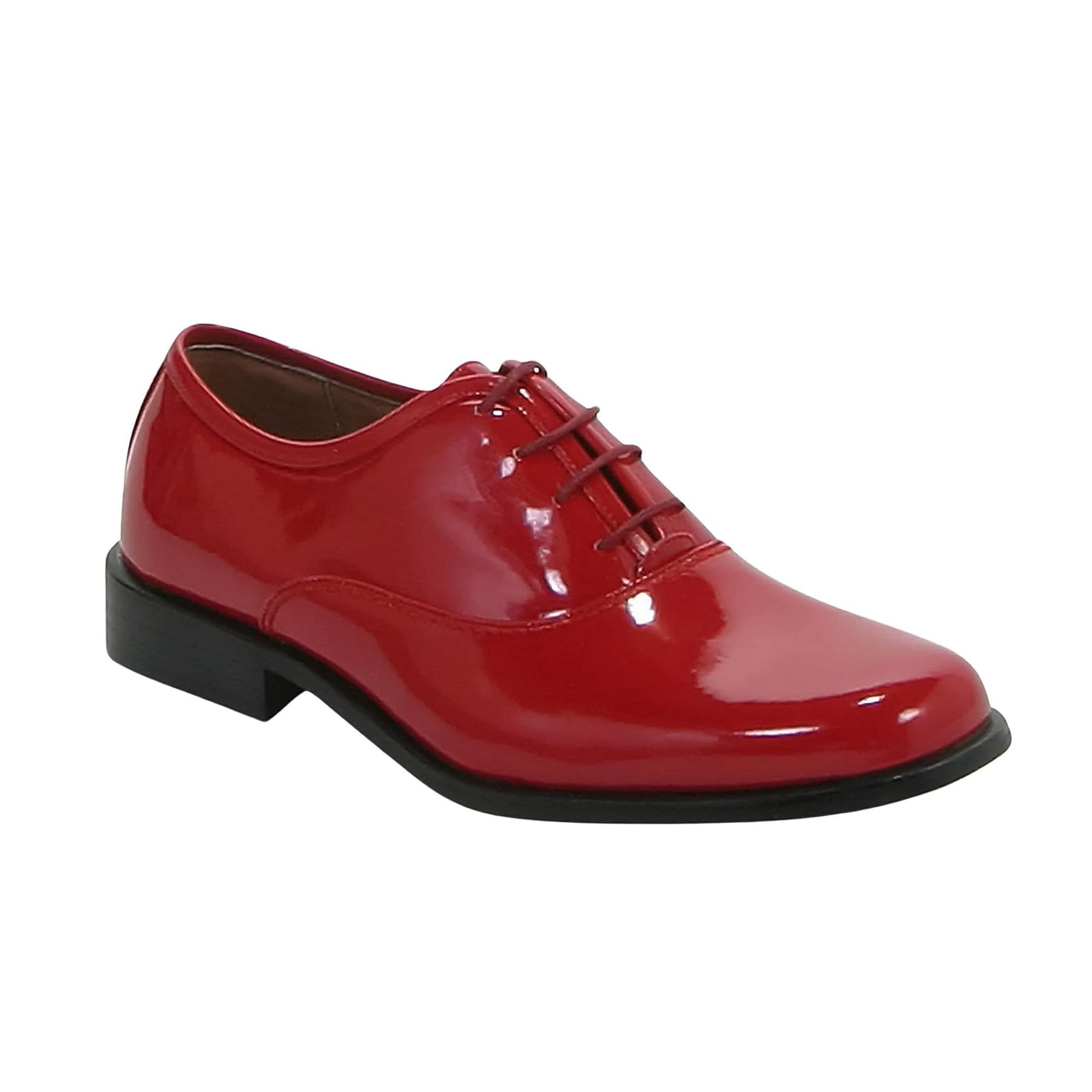 Men's Gangster Vinyl Tuxedo Adult Red Costume Shoes