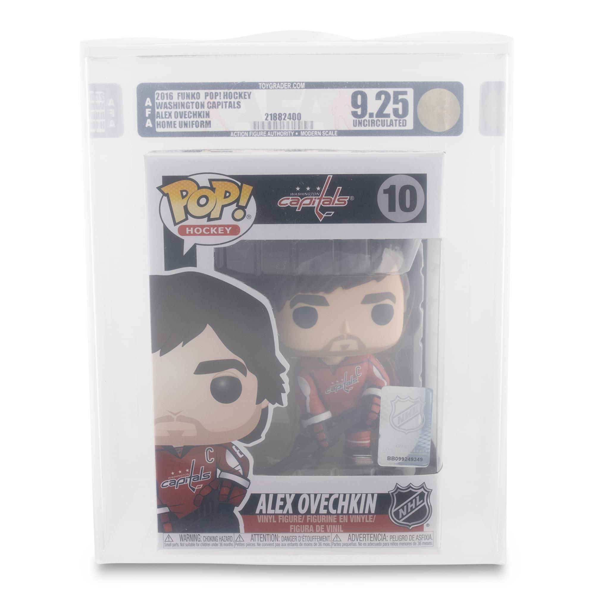 NHL Funko POP Alex Ovechkin Rated AFA 9.25 Free Shipping