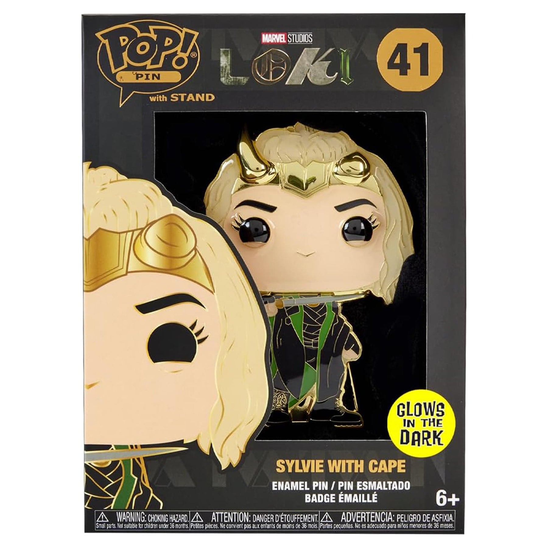 Marvel Loki Funko Pop Pin | Sylvie With Cape