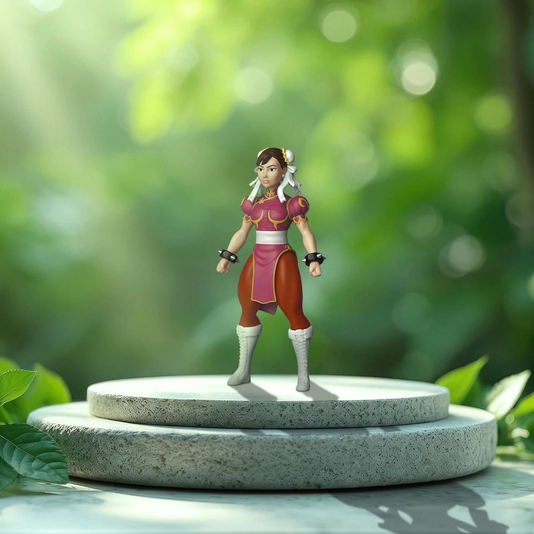 Savage World Street Fighter Funko Vinyl Figure | Chun Li Pink Dress (Chase Figure)