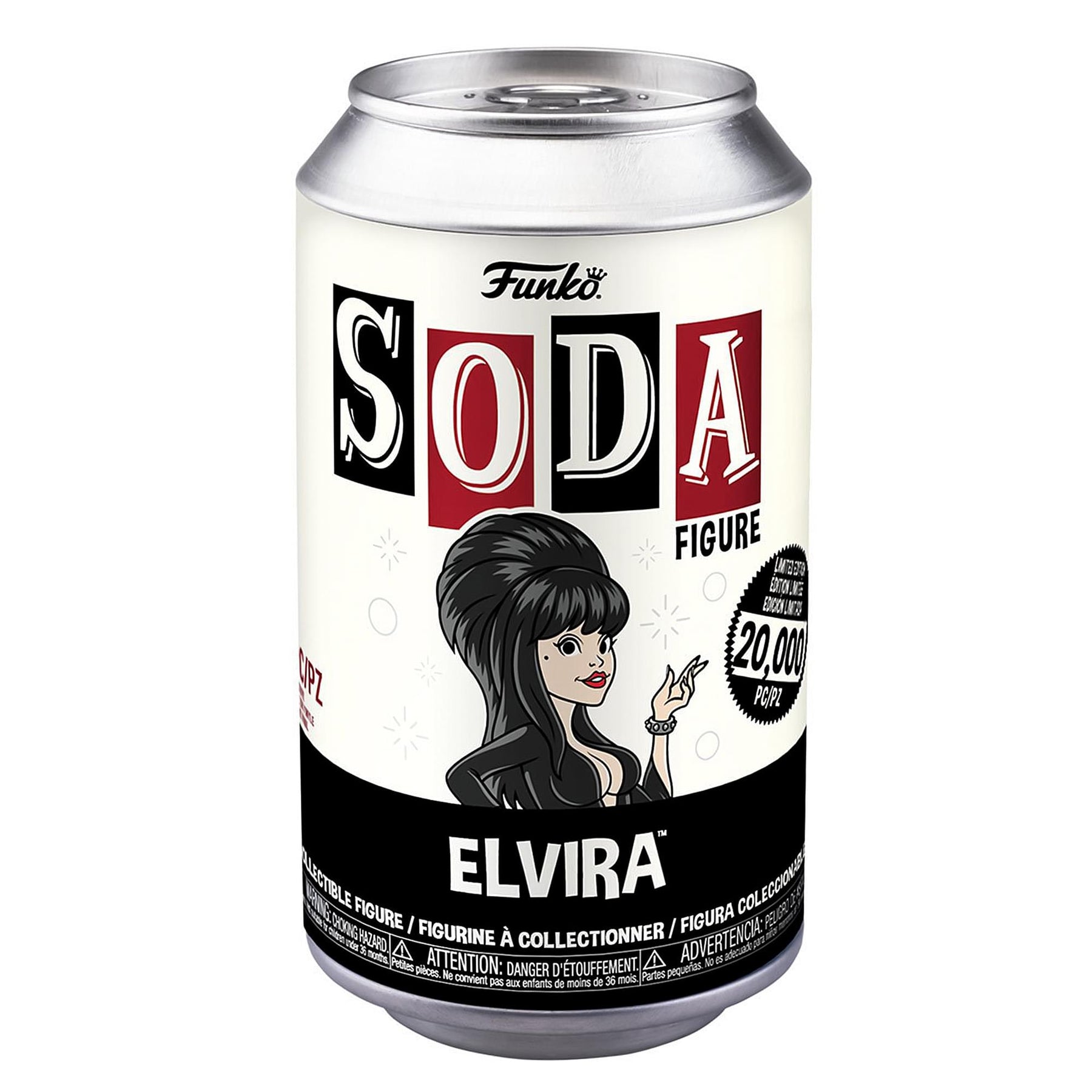 Elvira Funko Vinyl Soda Figure