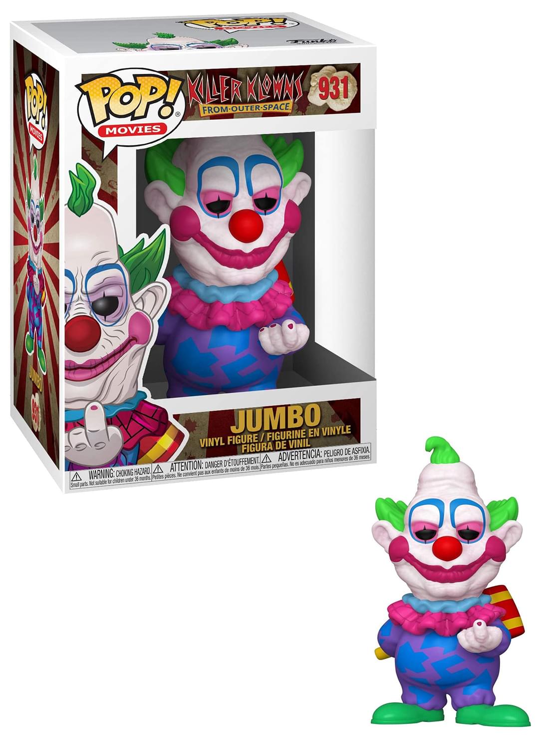 Killer Klowns from Outer Space Funko POP Vinyl Figure | Jumbo