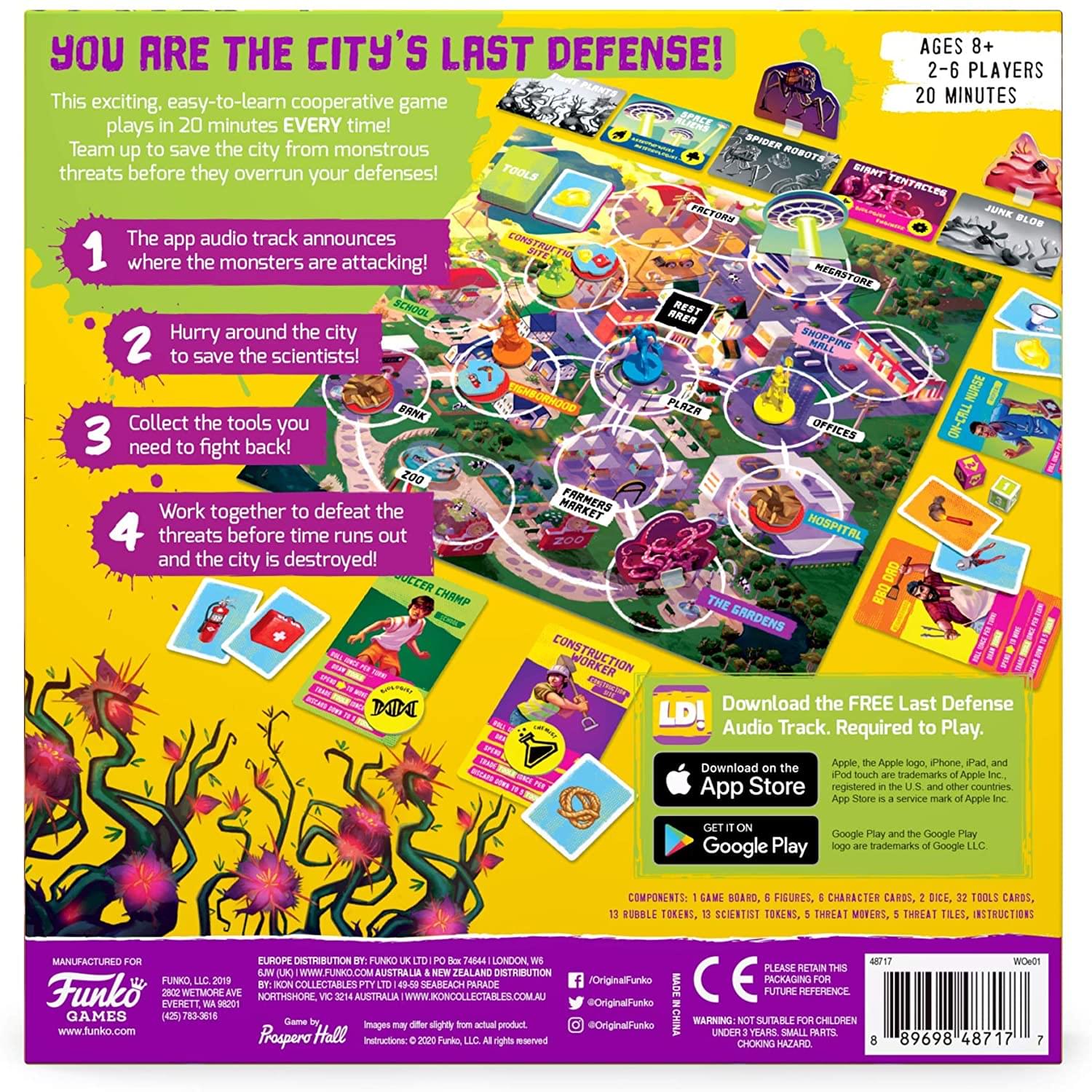 Last Defense! Funko Board Game | For 2-6 Players