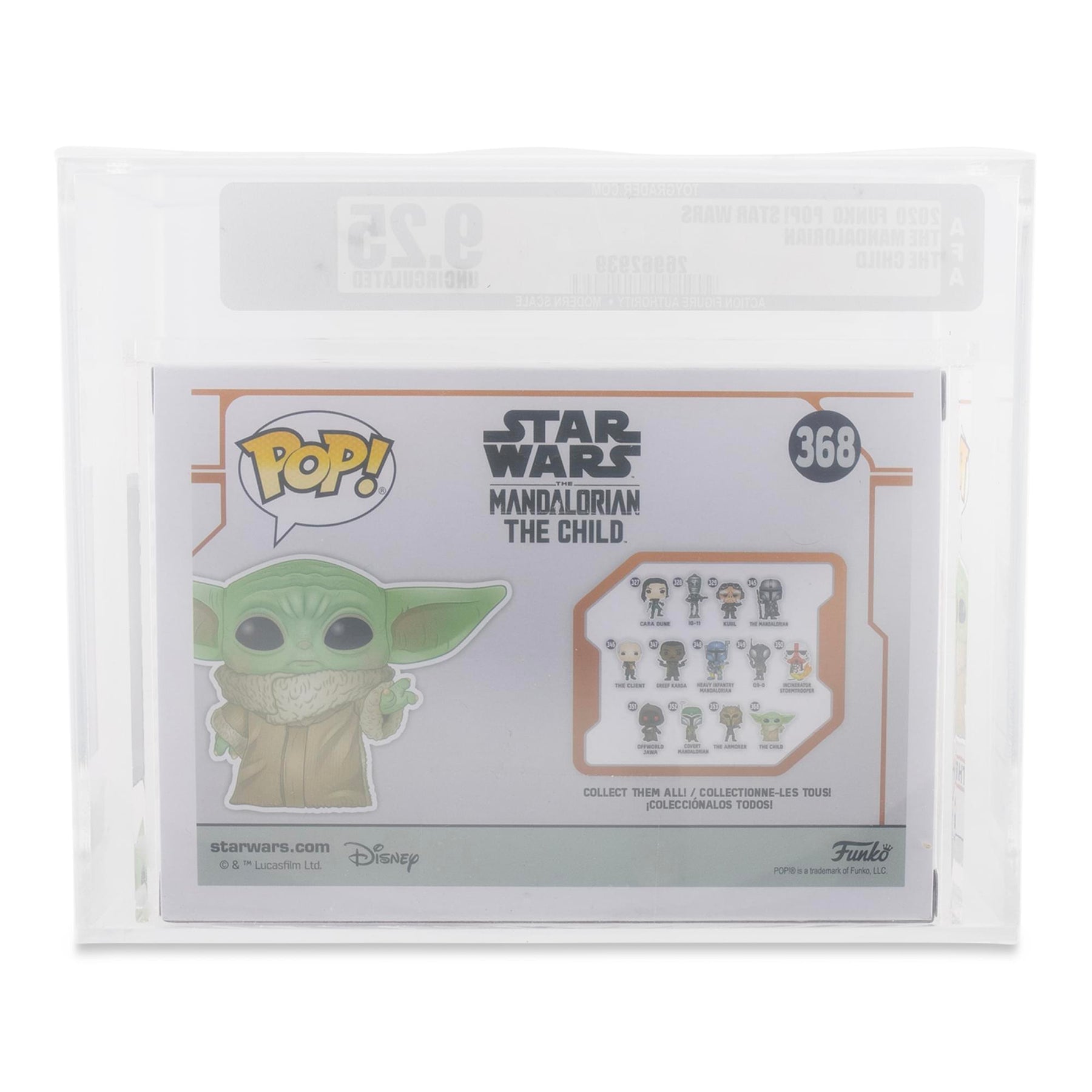 Star Wars The Mandalorian Funko POP | The Child | Rated AFA 9.25