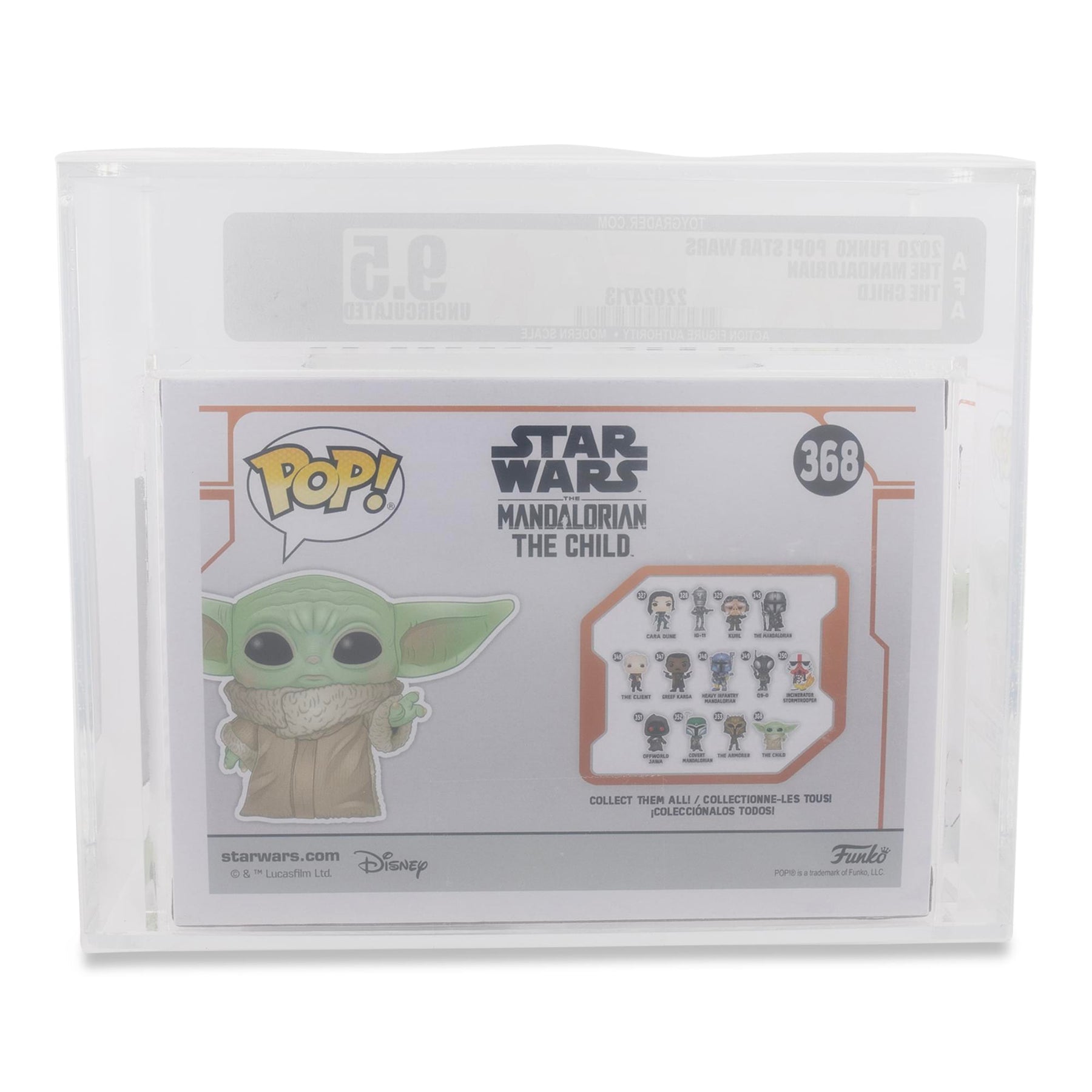 Star Wars The Mandalorian Funko POP | The Child | Rated AFA 9.5