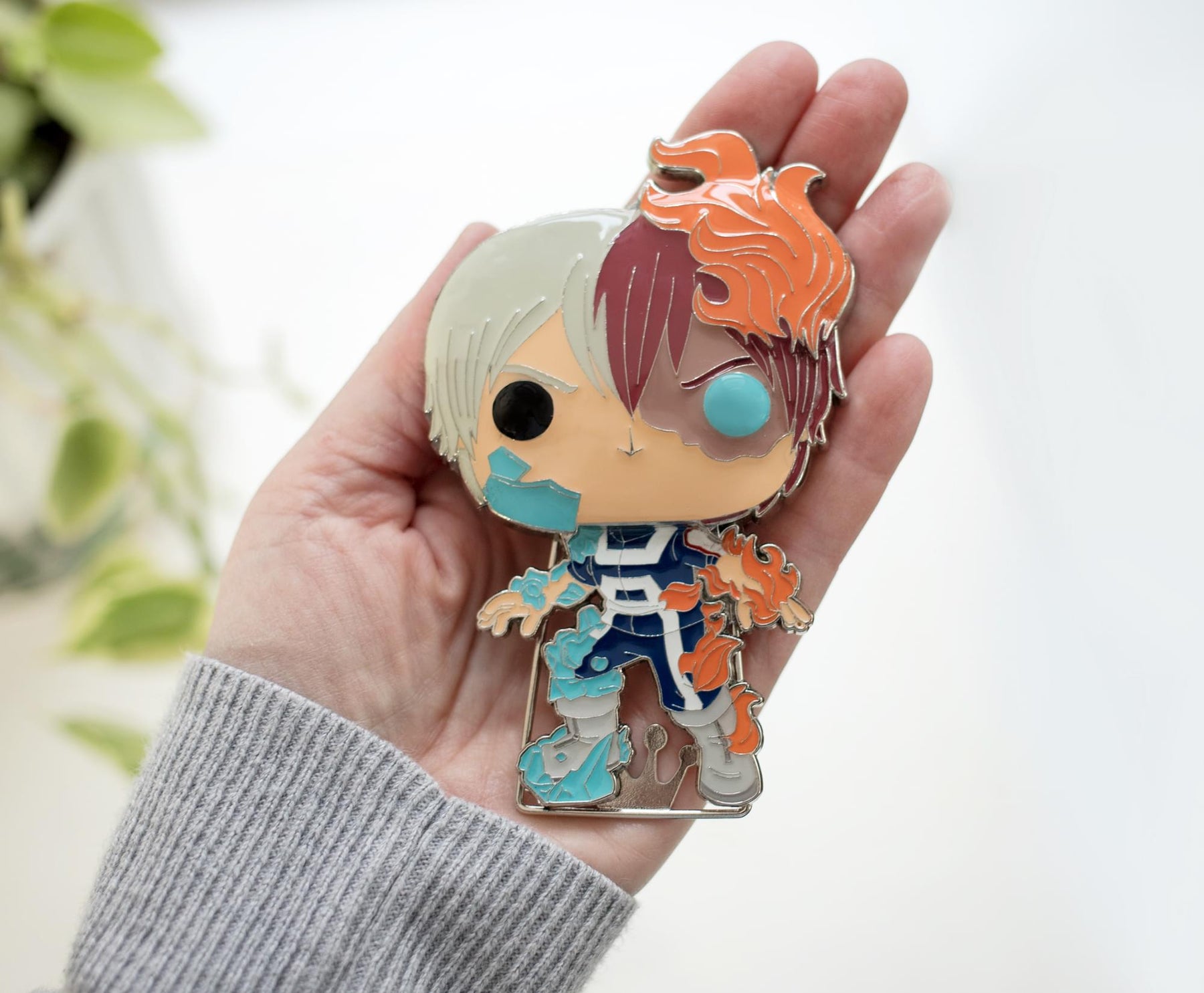 My Hero Academia 3-Inch Funko POP Pin | Shoto Todoroki