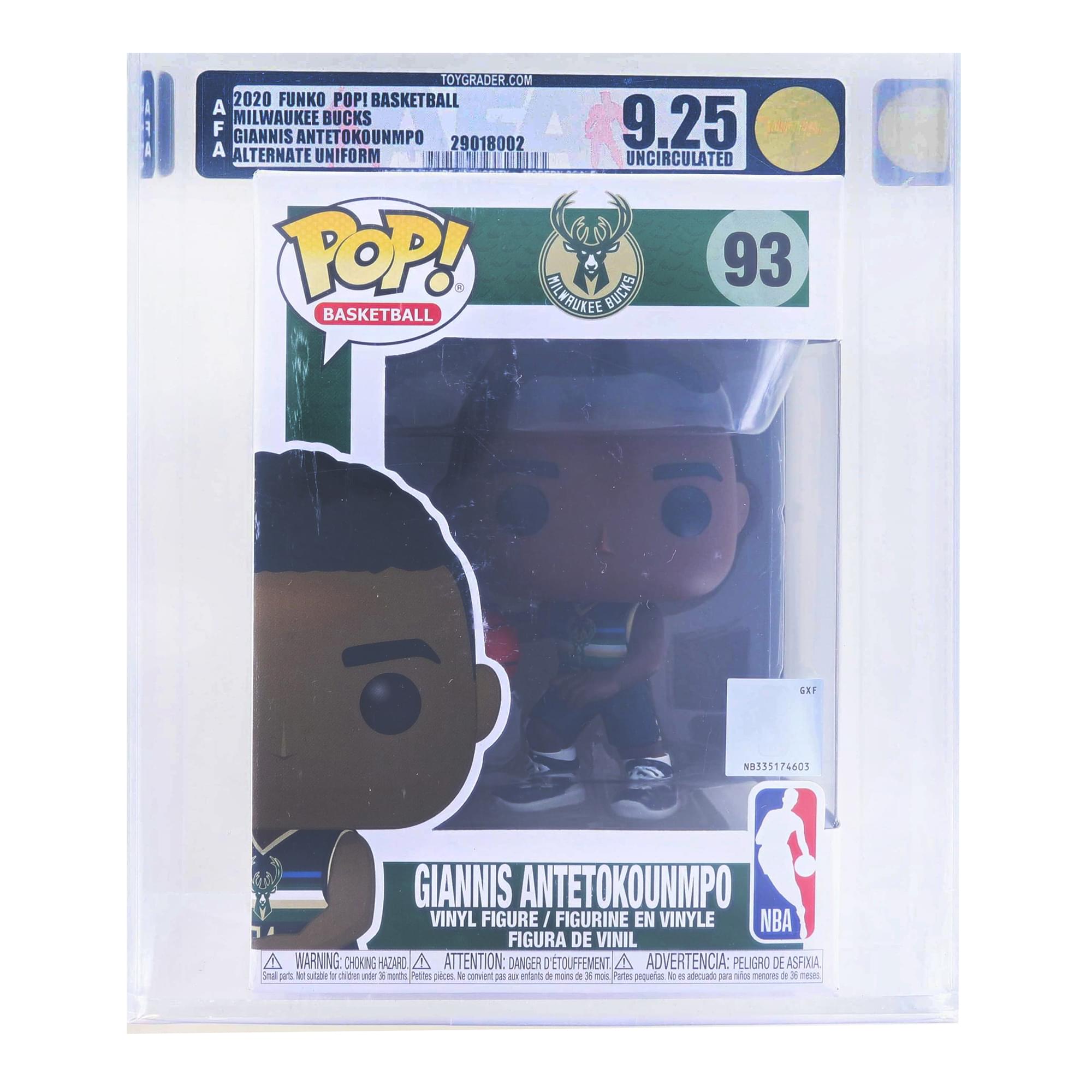 Milwaukee Bucks POP Giannis (Alt) AFA Free Shipping