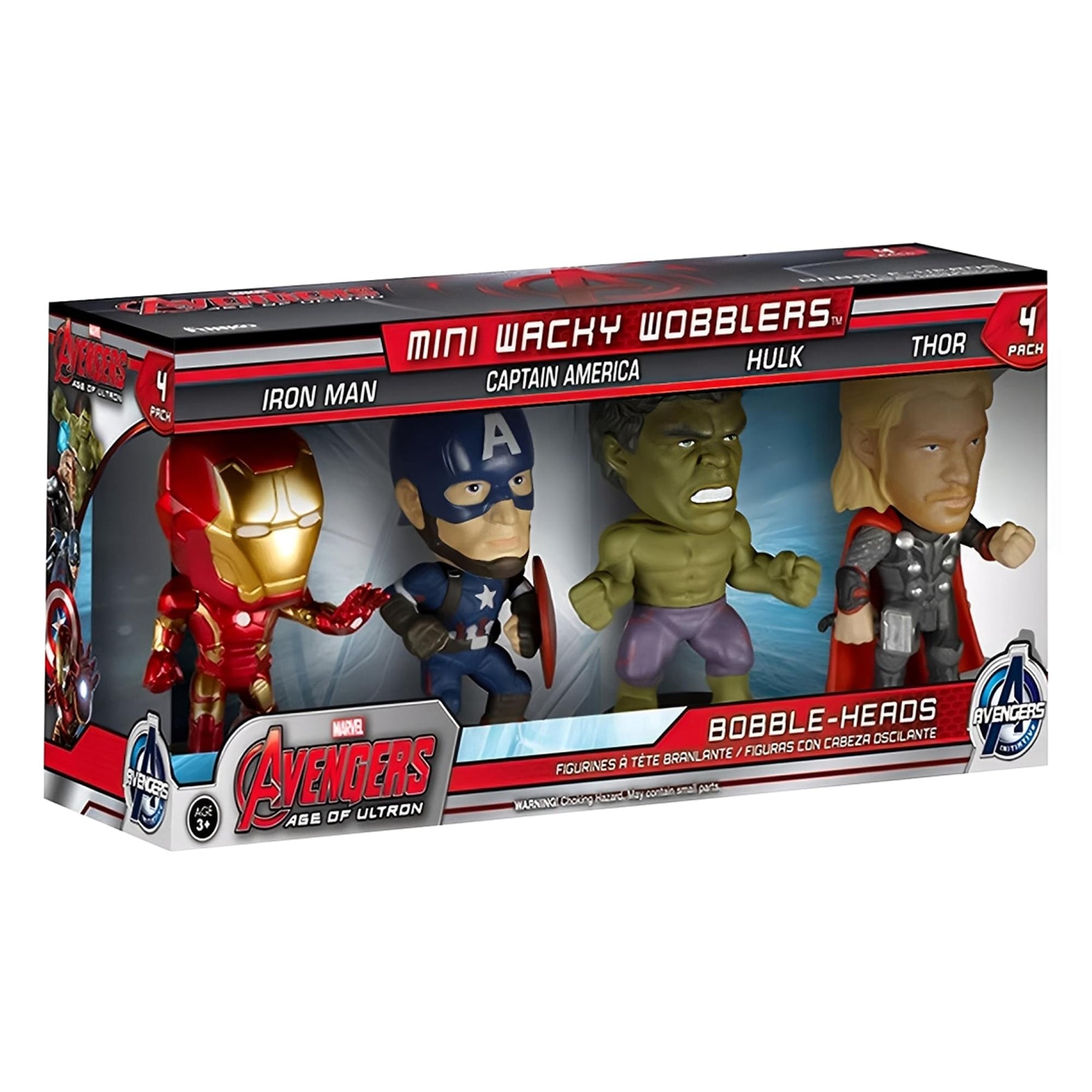 Marvel's Avengers Age of Ultron Mini Wacky Wobbler 4-Pack