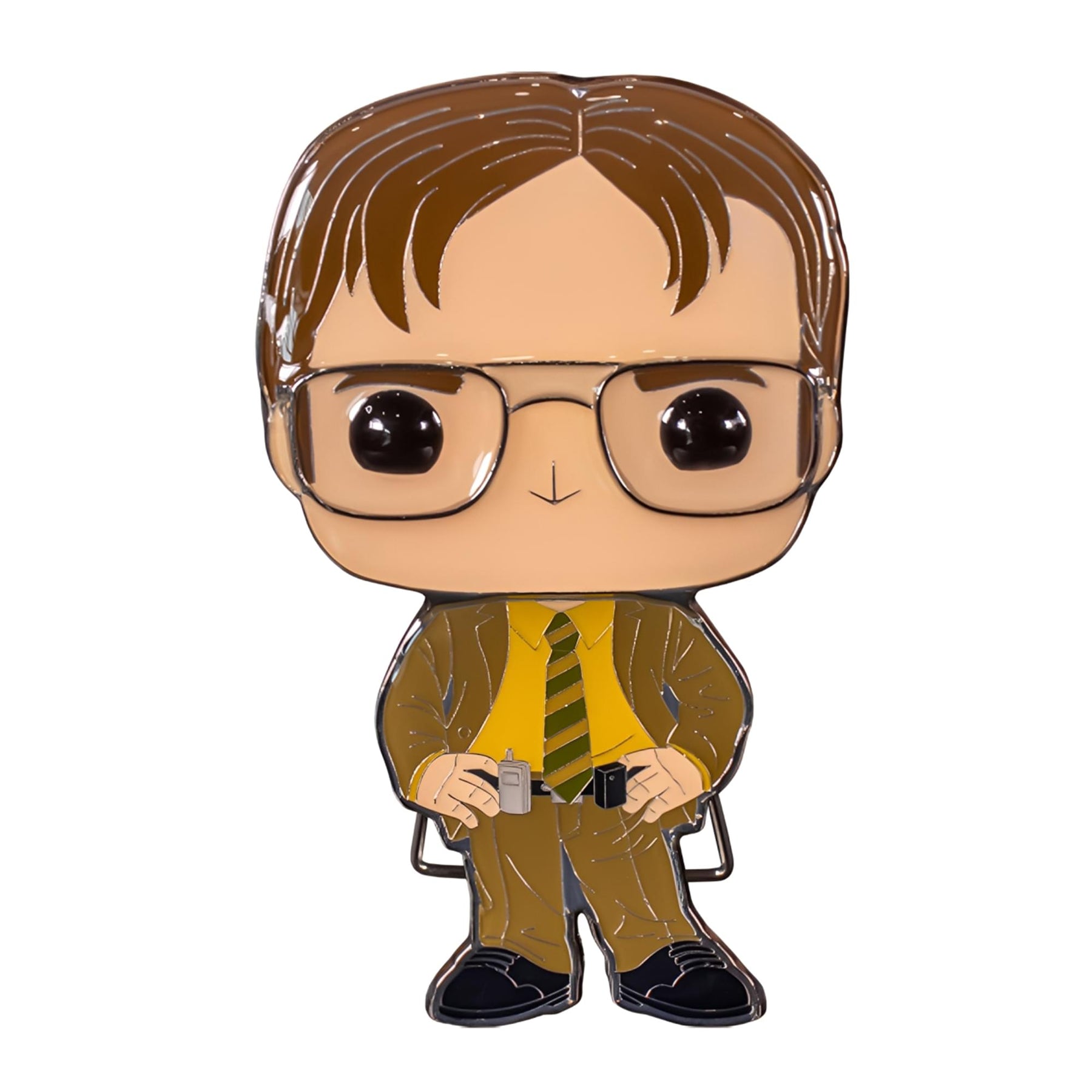 The Office 3 Inch Funko POP Pin | Dwight Shrute