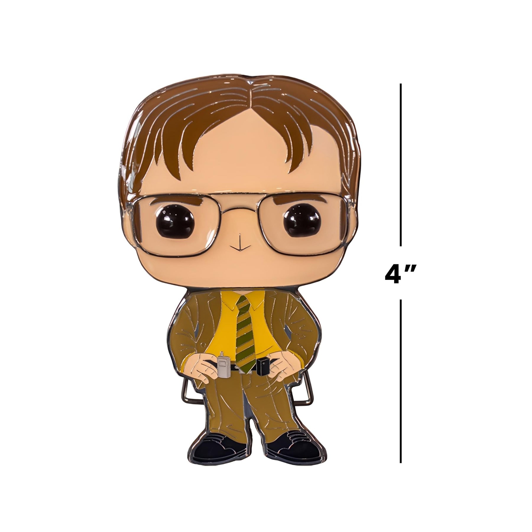 The Office 3 Inch Funko POP Pin | Dwight Shrute