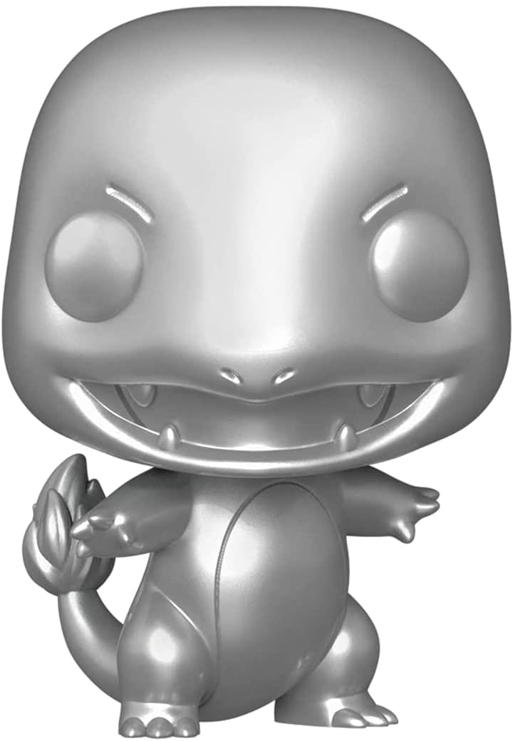 Pokemon Funko POP Vinyl Figure | Charmander (Silver Metallic)
