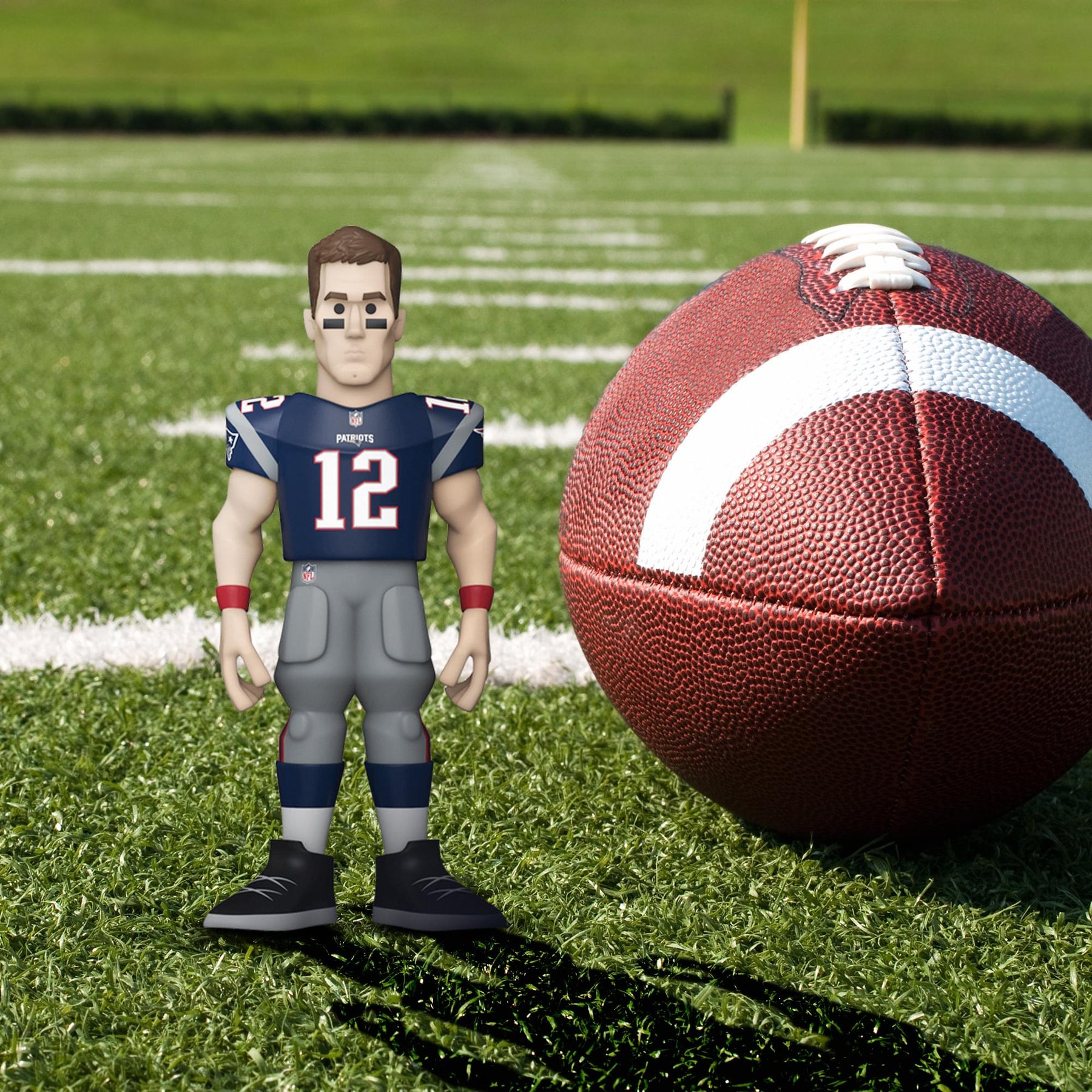 New England Patriots NFL Funko Gold 5 Inch Vinyl Figure | Tom Brady Chase