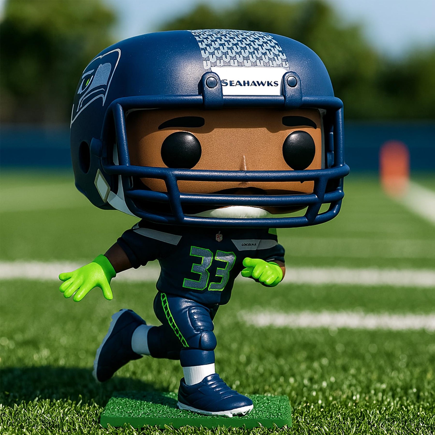 Seattle Seahawks NFL Funko POP Vinyl Figure | Jamal Adams (Home Uniform)