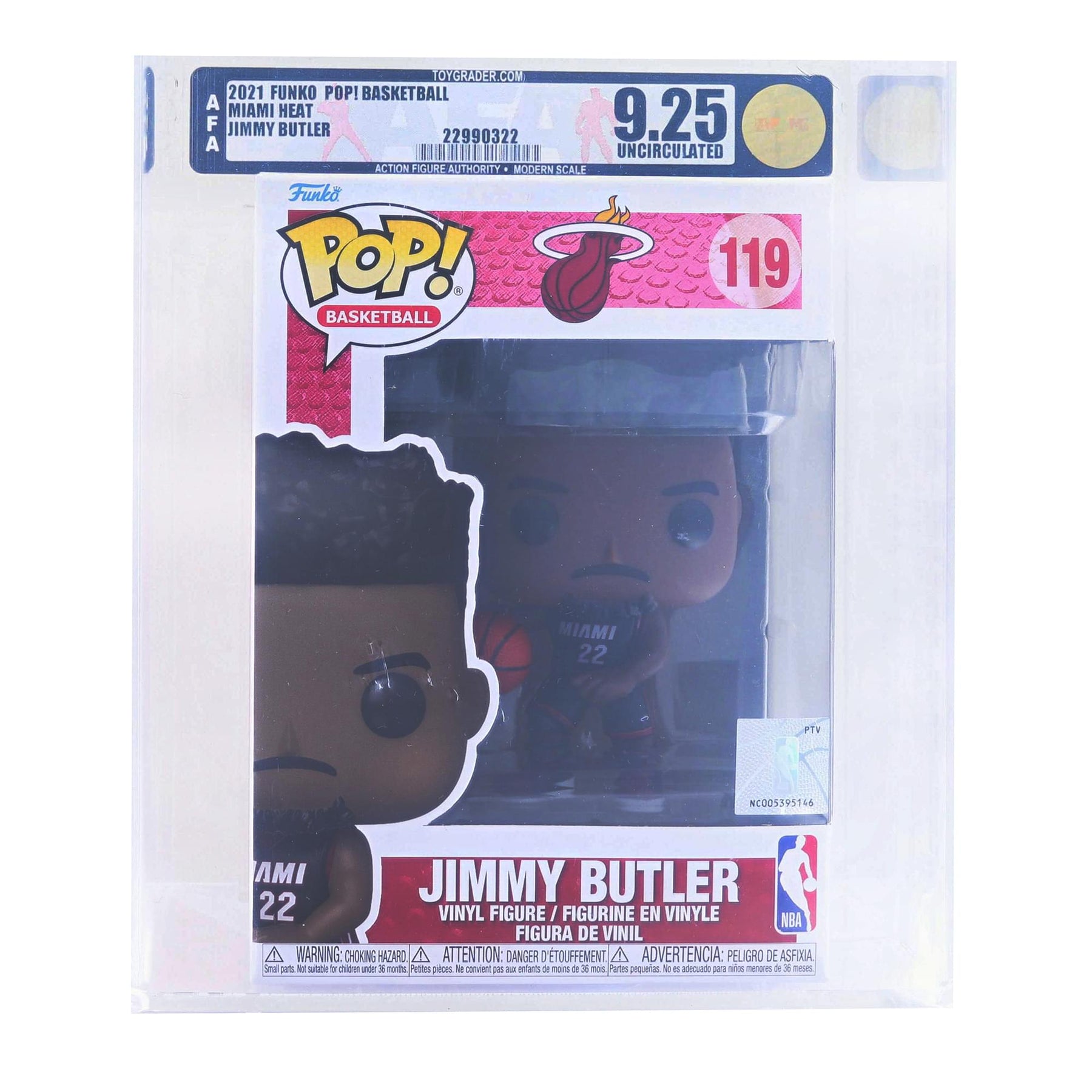 Miami Heat NBA Funko POP | Jimmy Butler (Black Jersey) | Rated AFA 9.25