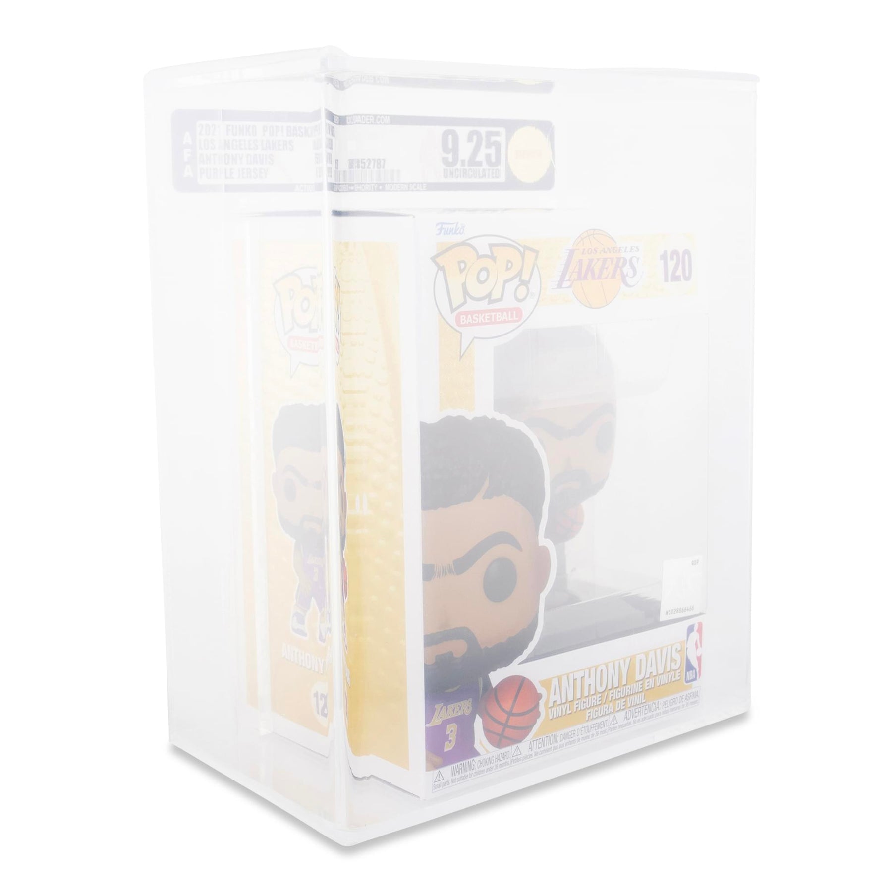 NBA LA Lakers Funko POP | Anthony Davis (Purple Jersey) | Rated AFA 9.25