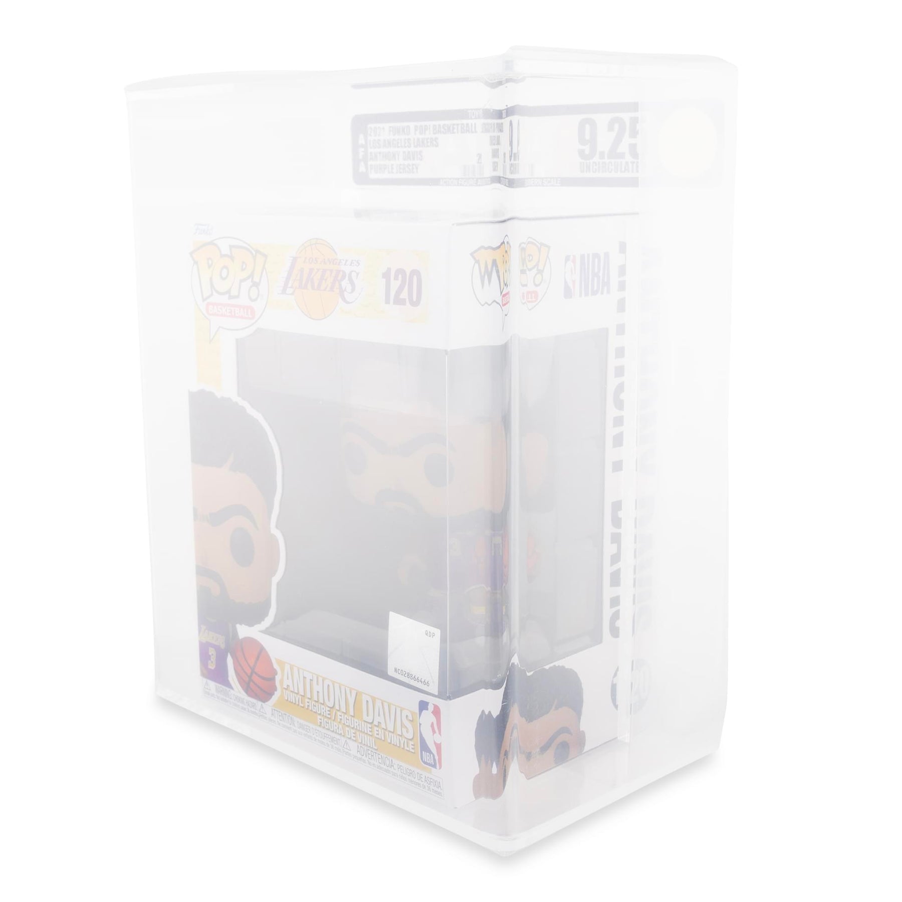 NBA LA Lakers Funko POP | Anthony Davis (Purple Jersey) | Rated AFA 9.25