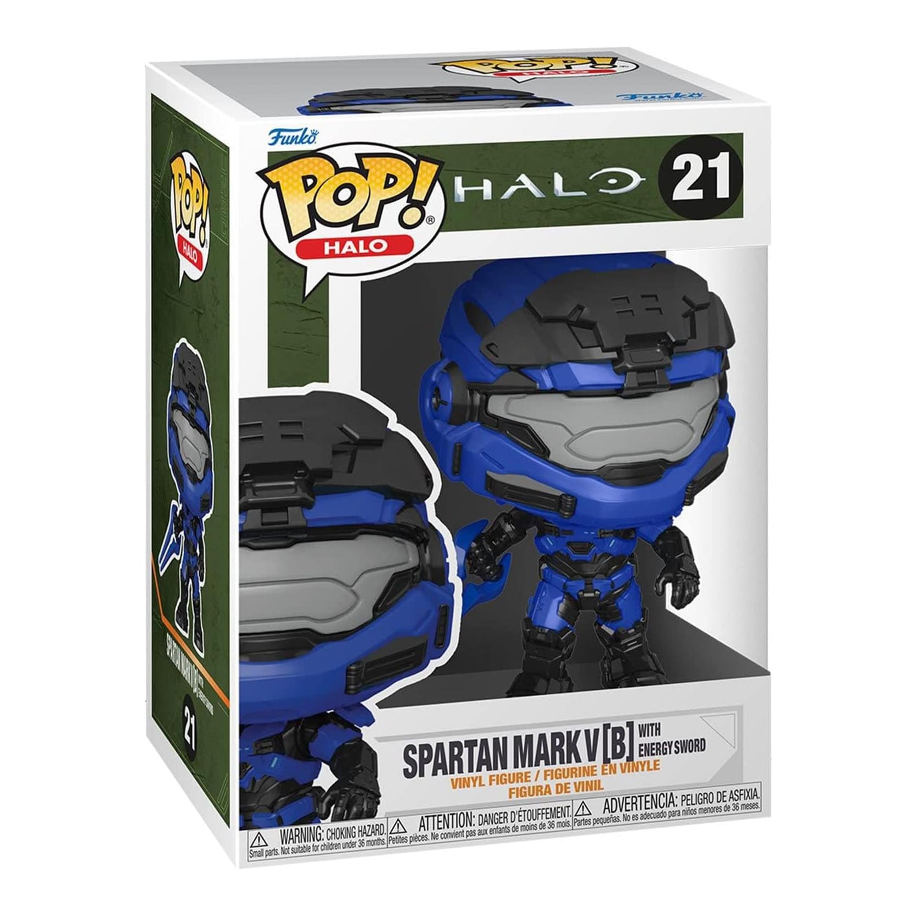 Halo Infinite Funko POP Vinyl Figure | Spartan Mark V w/ Red Energy Sword CHASE