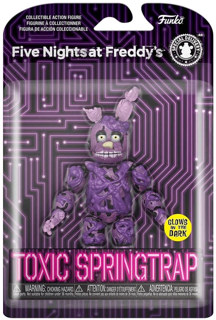 Five Nights at Freddys 5 Inch Action Figure | Toxic Springtrap