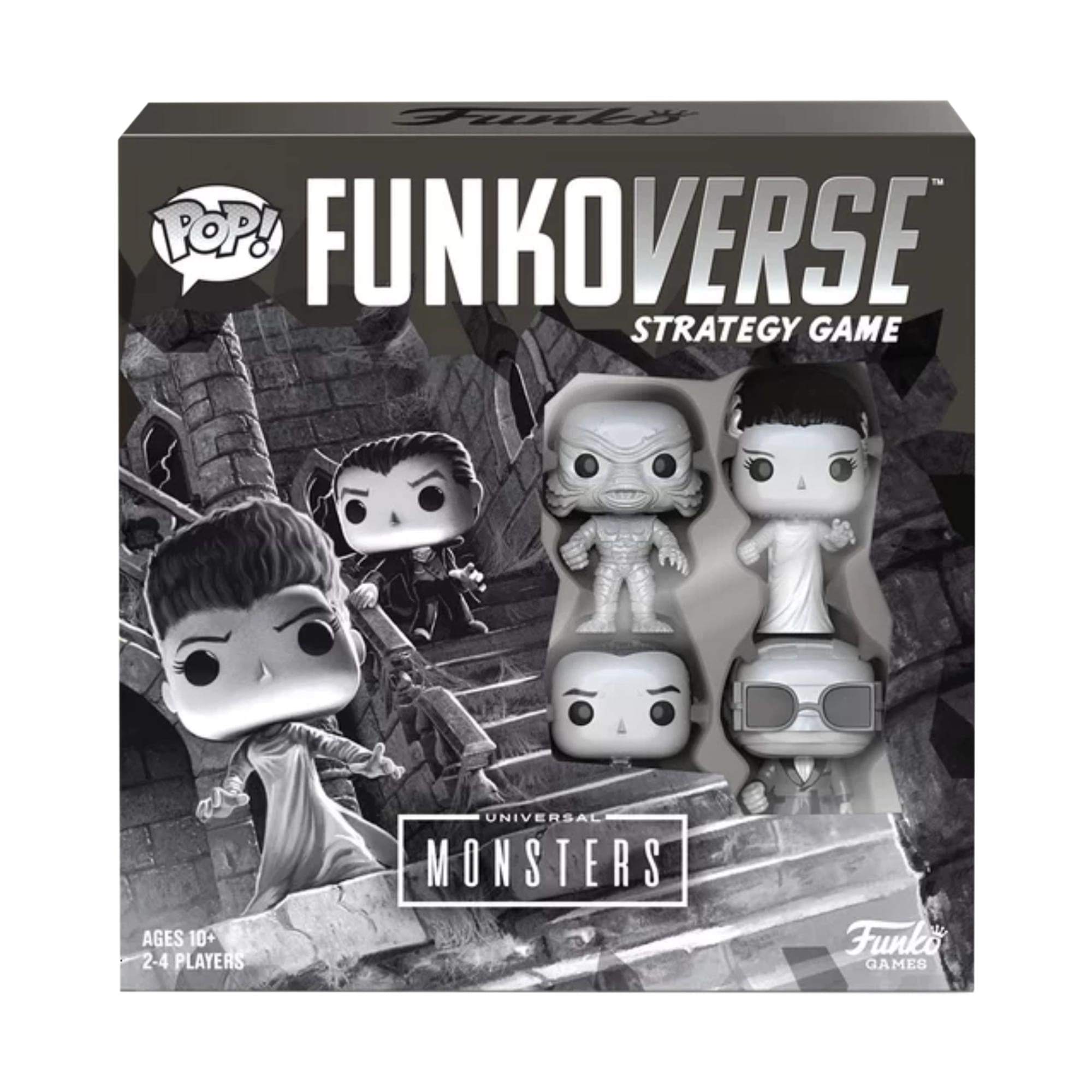 funko pop universal monsters Funkoverse Strategy Game: Universal Monsters 100 (4-Pack)