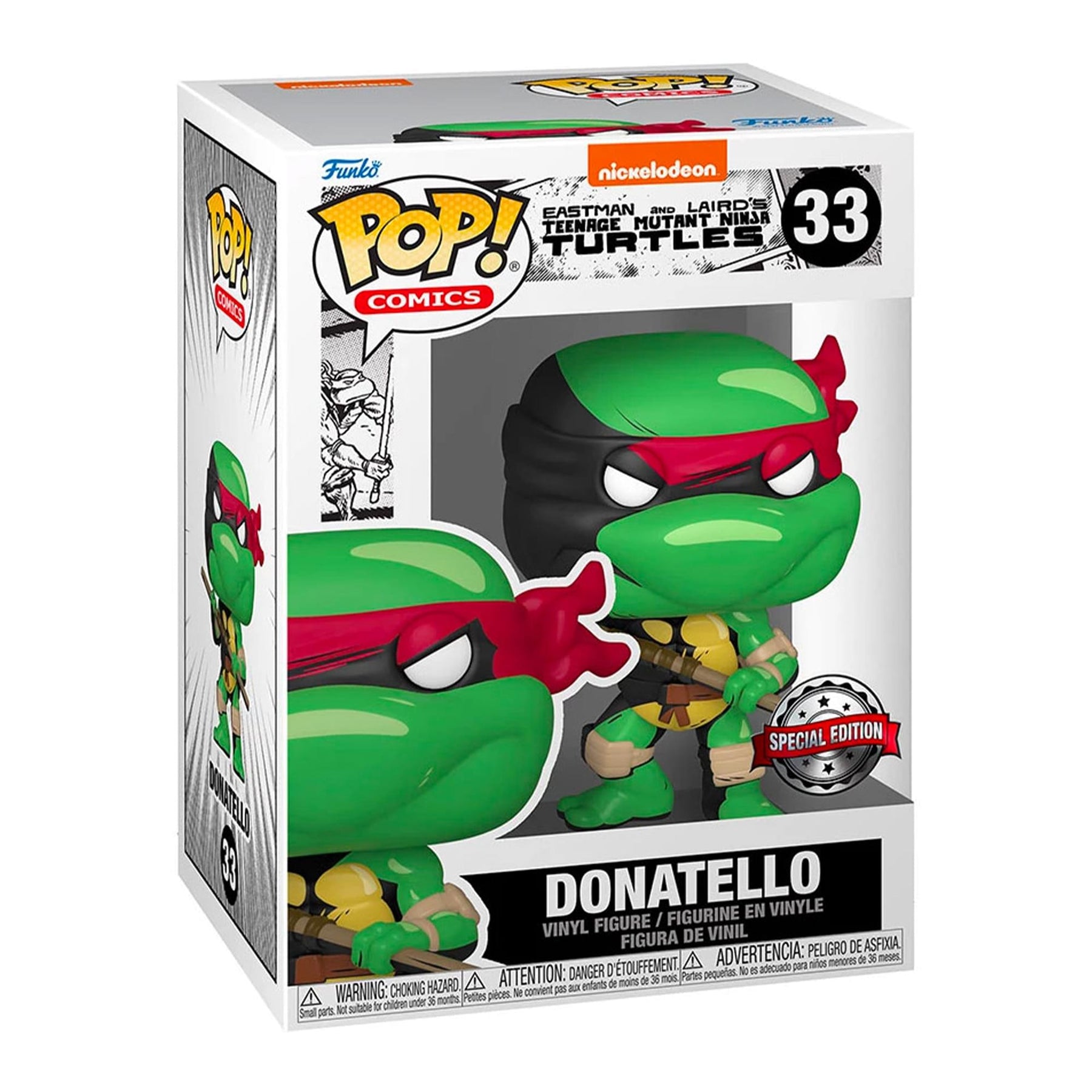 TMNT Funko POP Vinyl Figure | Donatello PX Exclusive