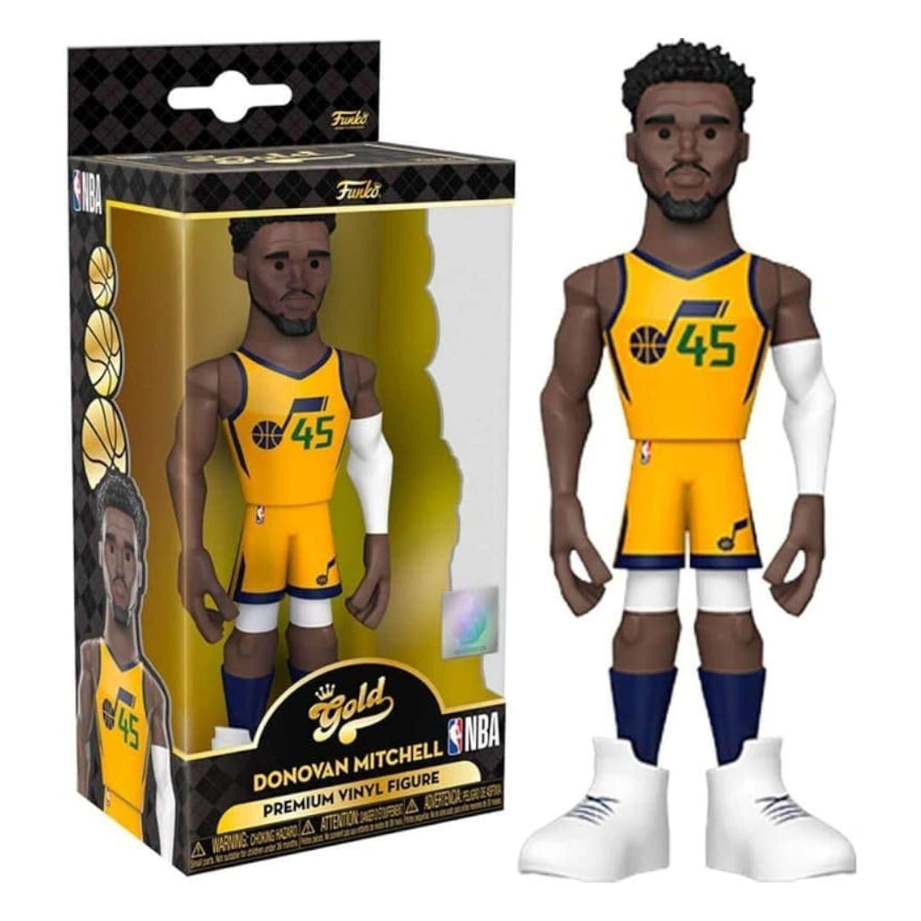 Utah Jazz NBA Funko Gold 5 Inch Vinyl Figure | Donovan Mitchell
