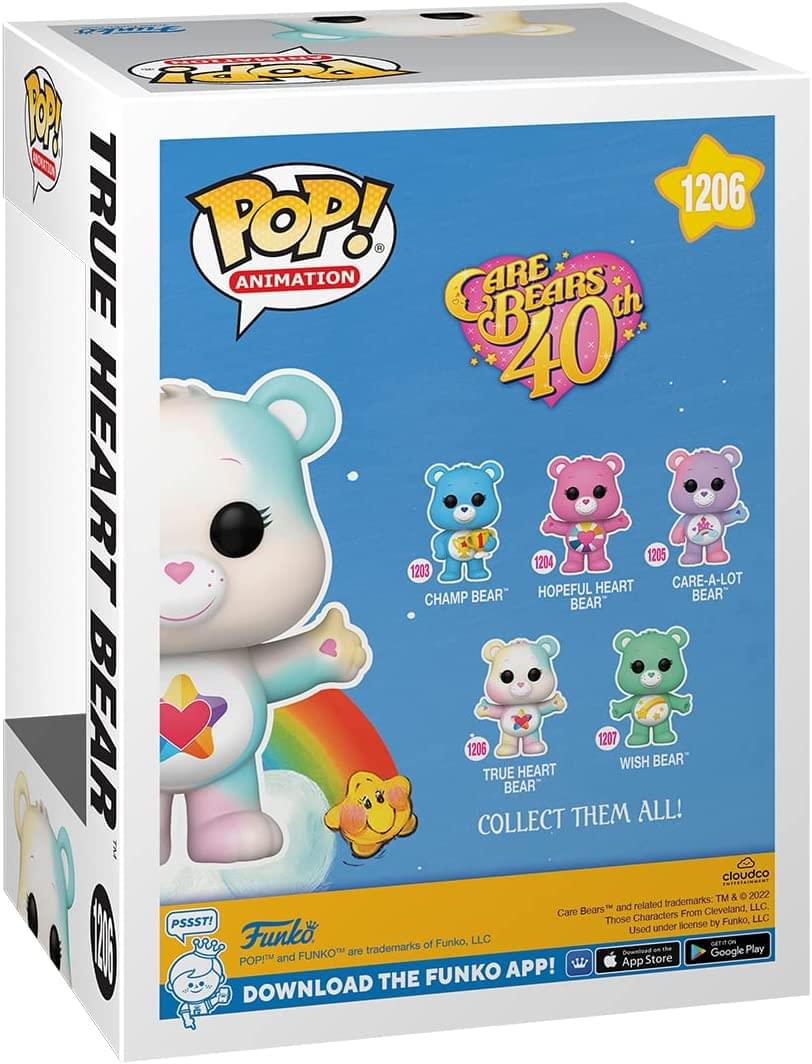 Care Bears 40th Anniversary Funko POP | True Heart Bear Glitter Chase