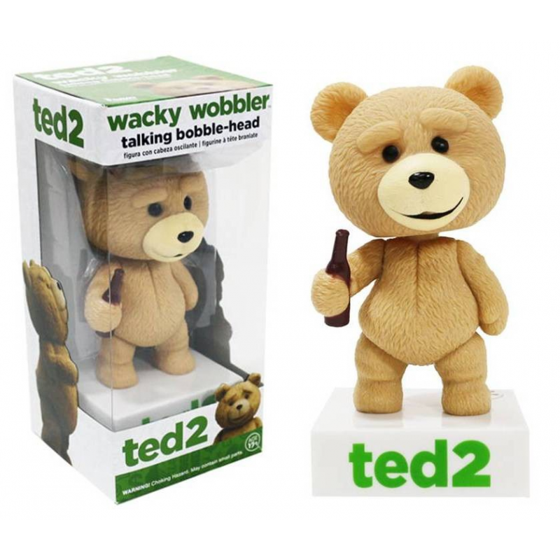 Ted 2 Funko Wacky Wobbler: Talking Ted (Rated R) | Free Shipping