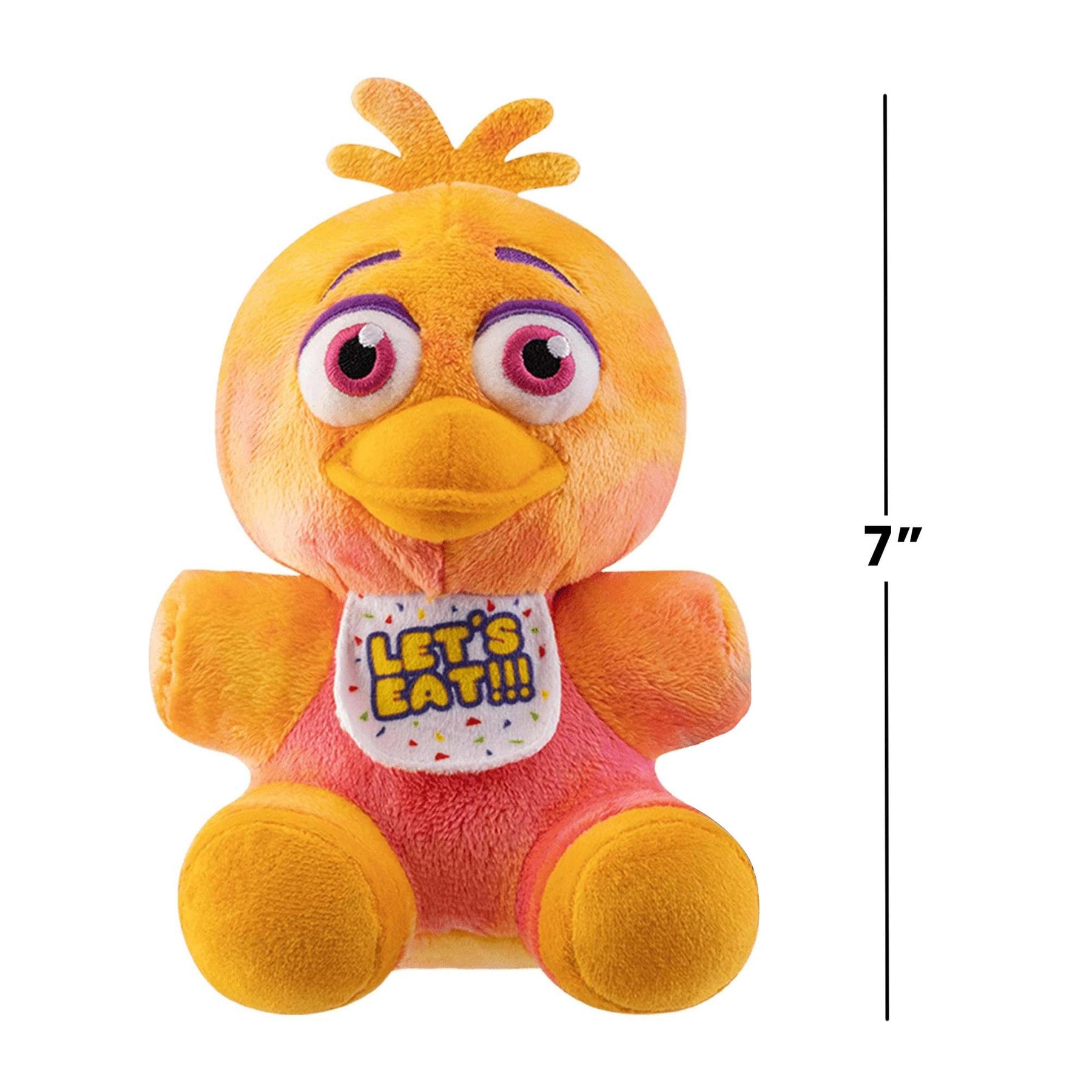 Five Nights at Freddy's 7 Inch Plush | Tie-Dye Chica