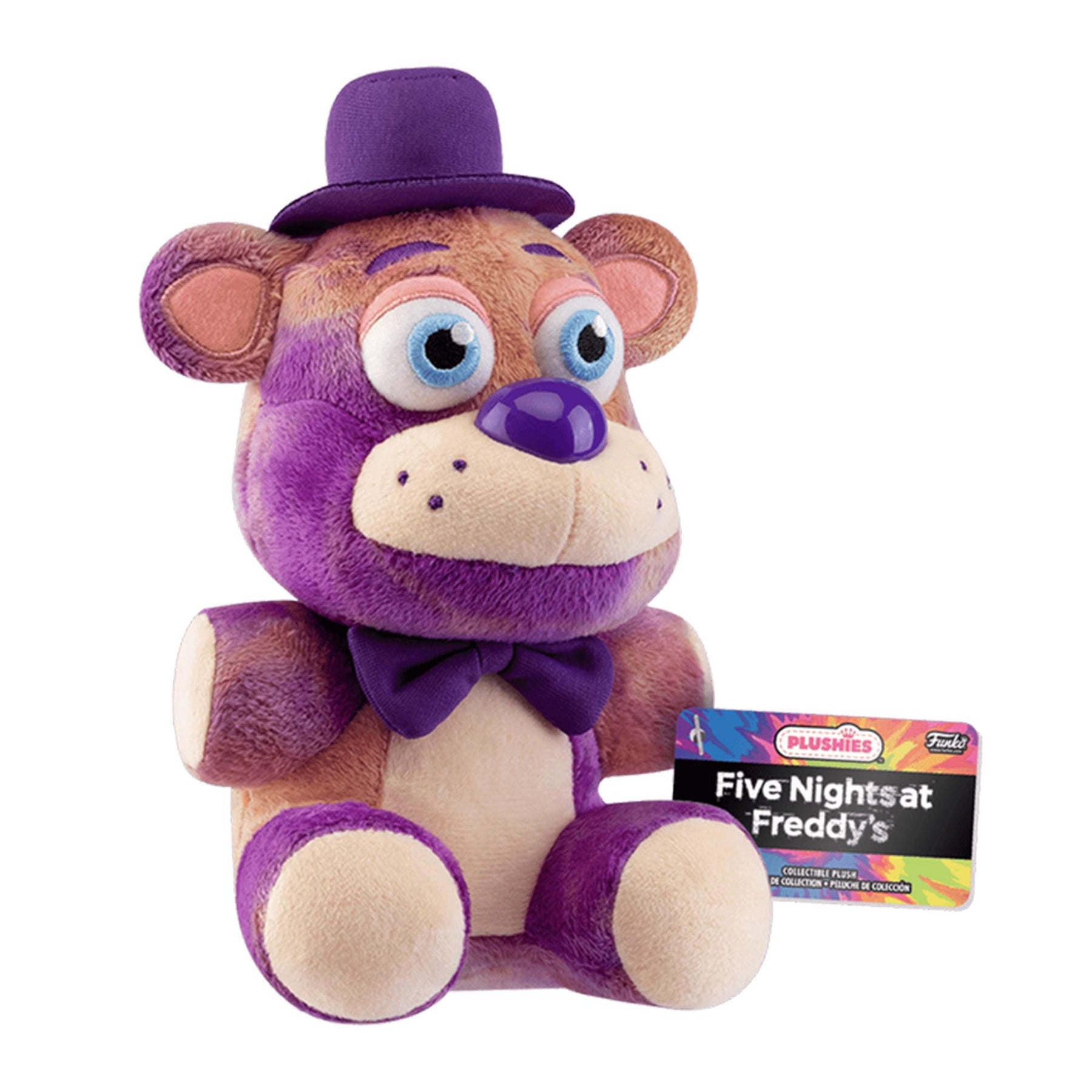 Five Nights at Freddy's 7 Inch Plush | Tie-Dye Freddy