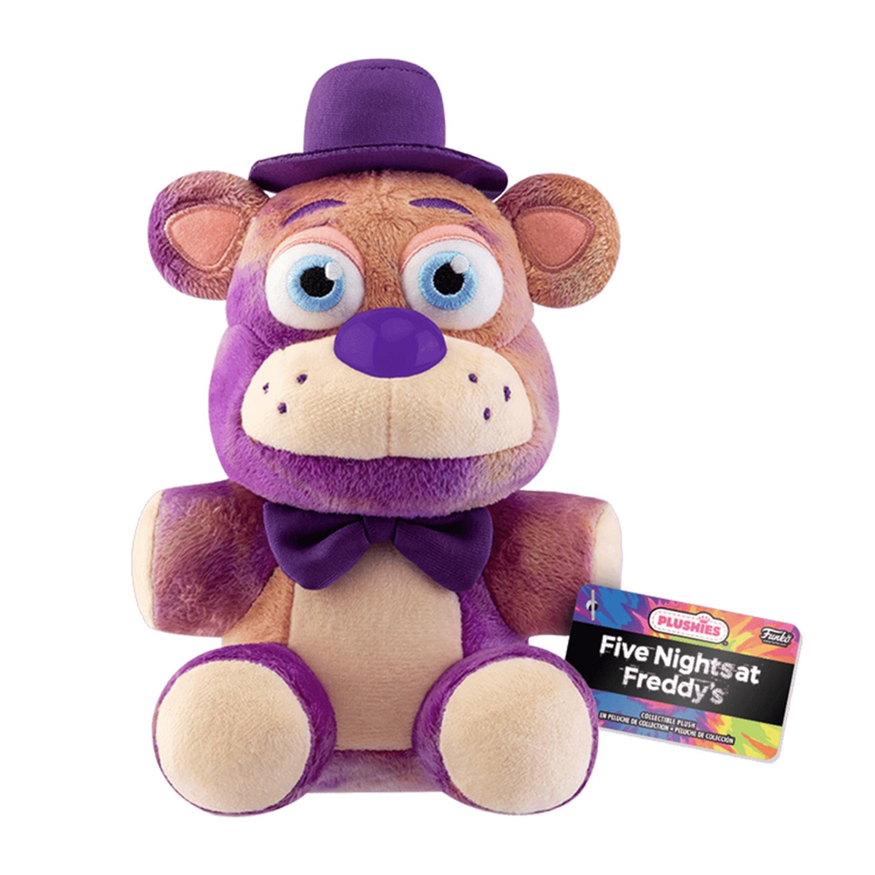 Five Nights at Freddy's 7 Inch Plush | Tie-Dye Freddy