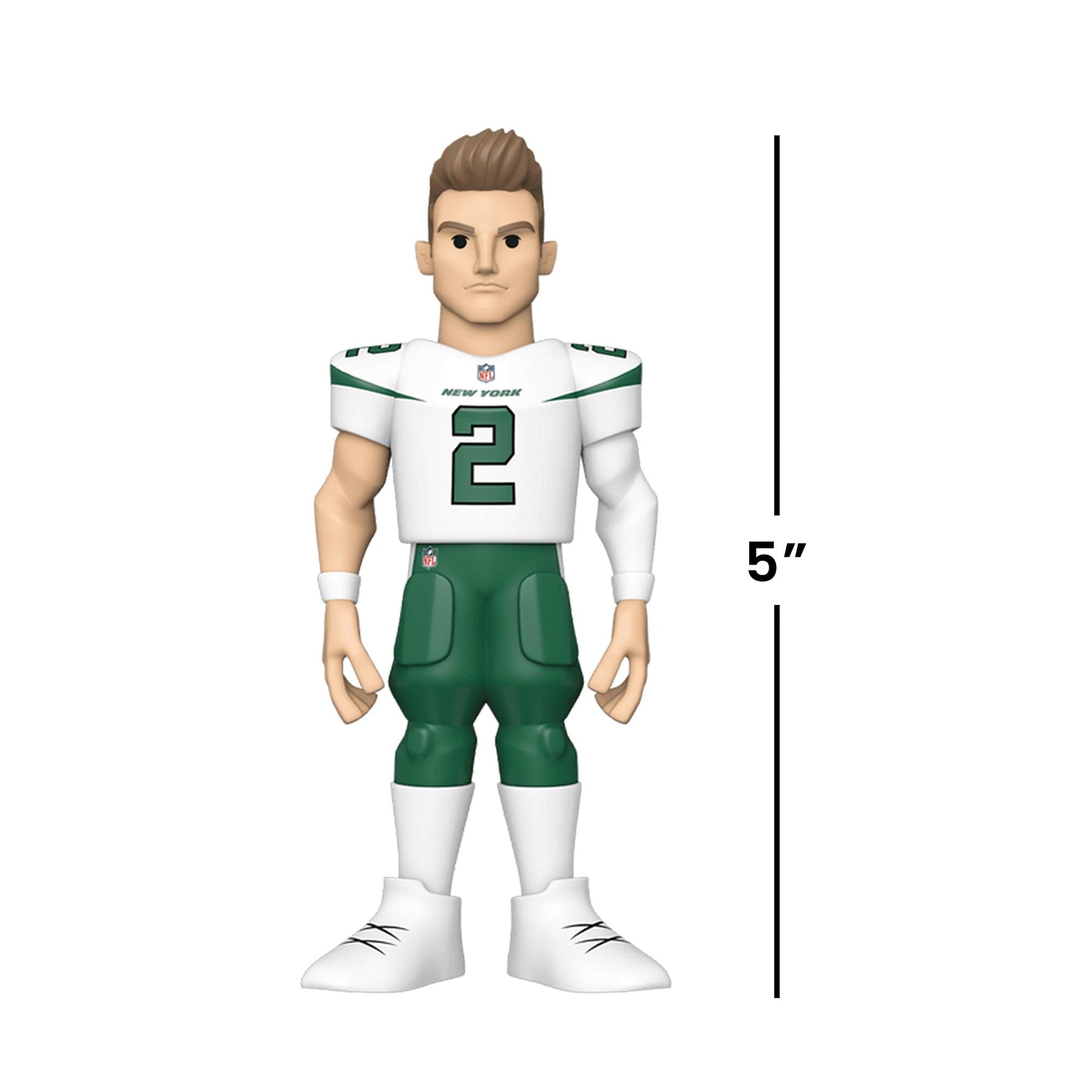 NY Jets NFL Funko Gold 5 Inch Vinyl Figure | Zach Wilson