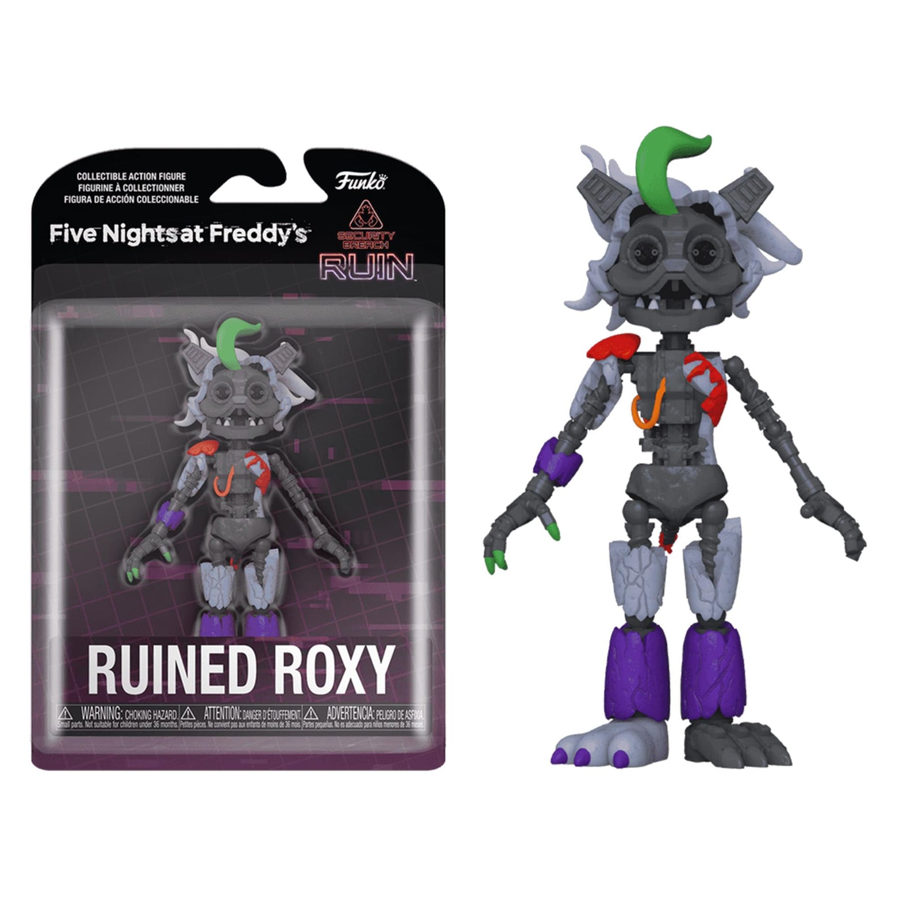 Five Nights at Freddy's Security Breach 5 Inch Action Figure | Ruined Roxy