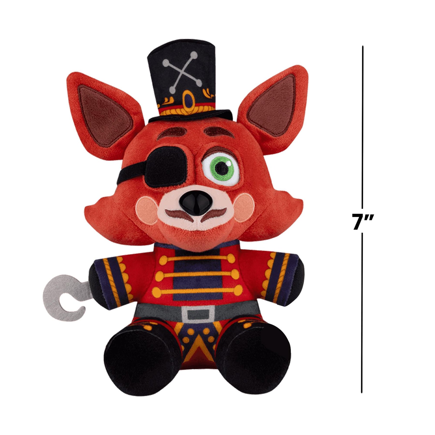 Five Nights At Freddy's 7 Inch Plush | Nutcracker Foxy