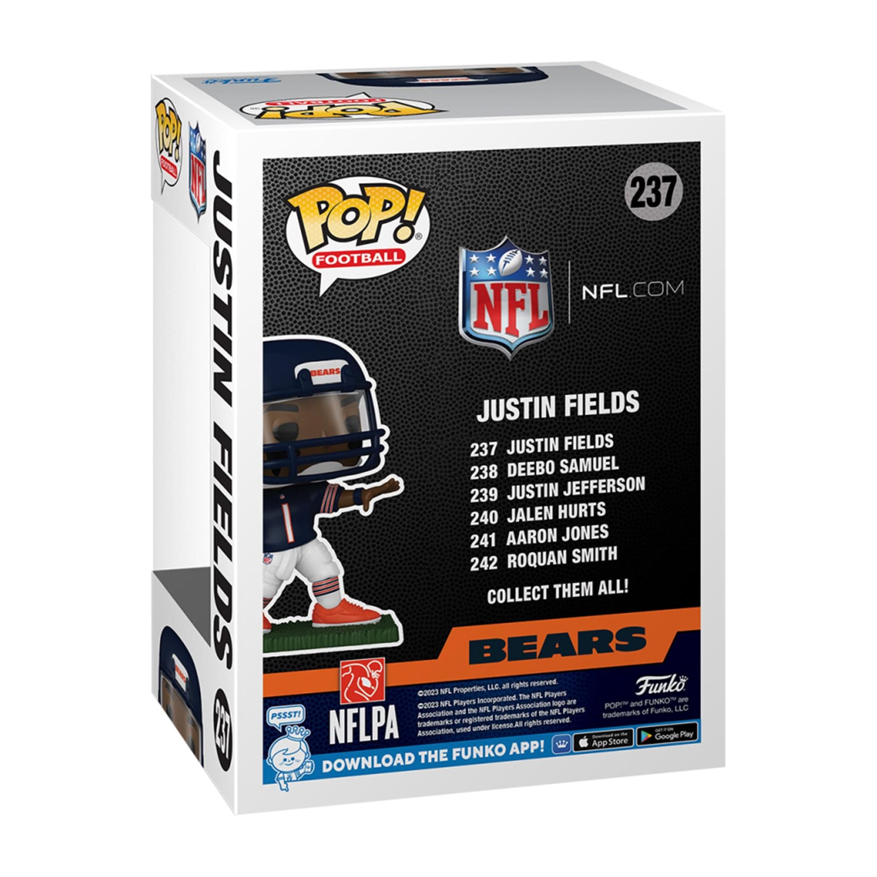 Chicago Bears NFL Funko Pop | Justin Fields