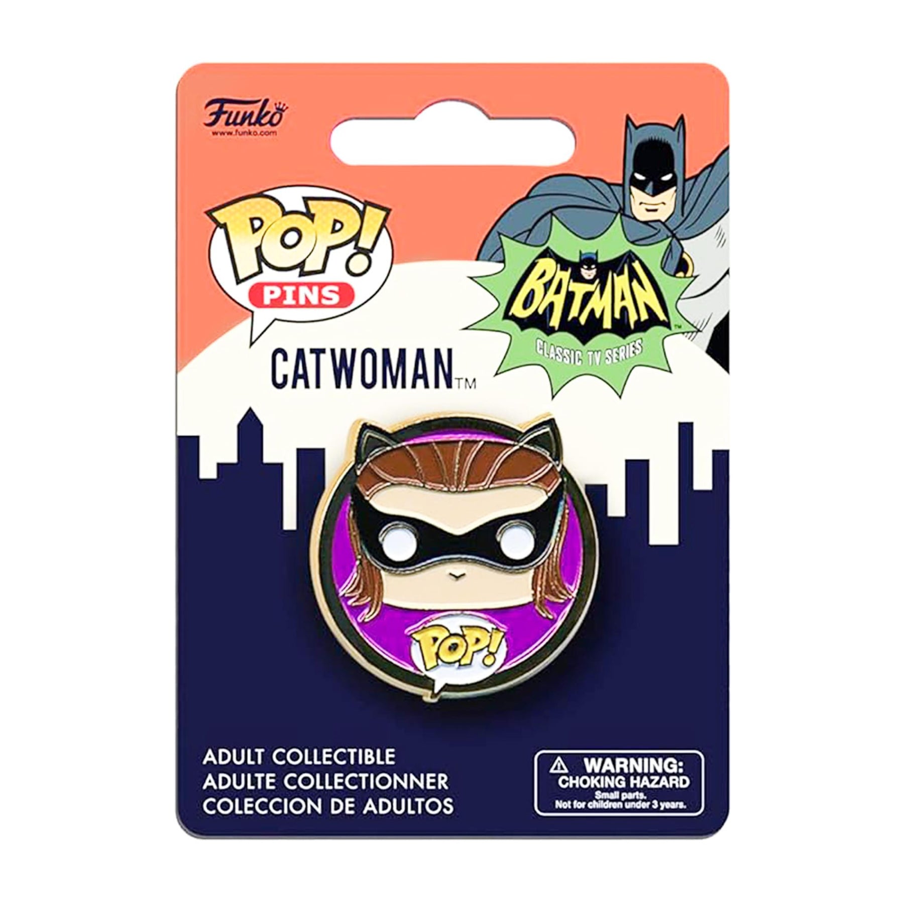 Batman Classic '66 TV Series Catwoman Funko Pop! Pin