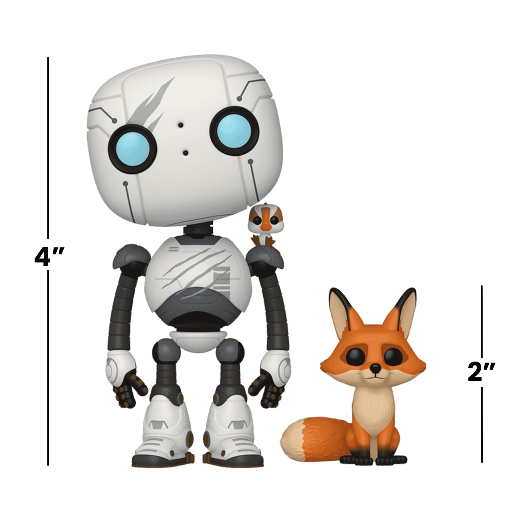 The Wild Robot Funko POP Movies | Roz w/ Brightbill & Fink