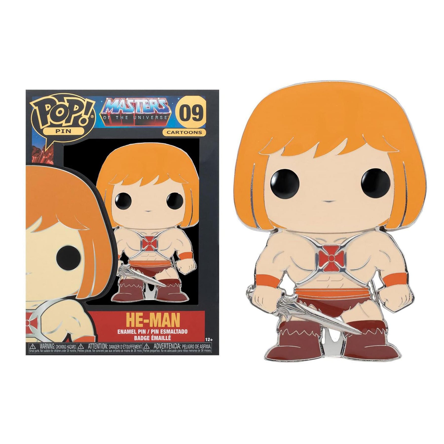 Masters of the Universe 3 Inch Funko POP Pin | He-Man
