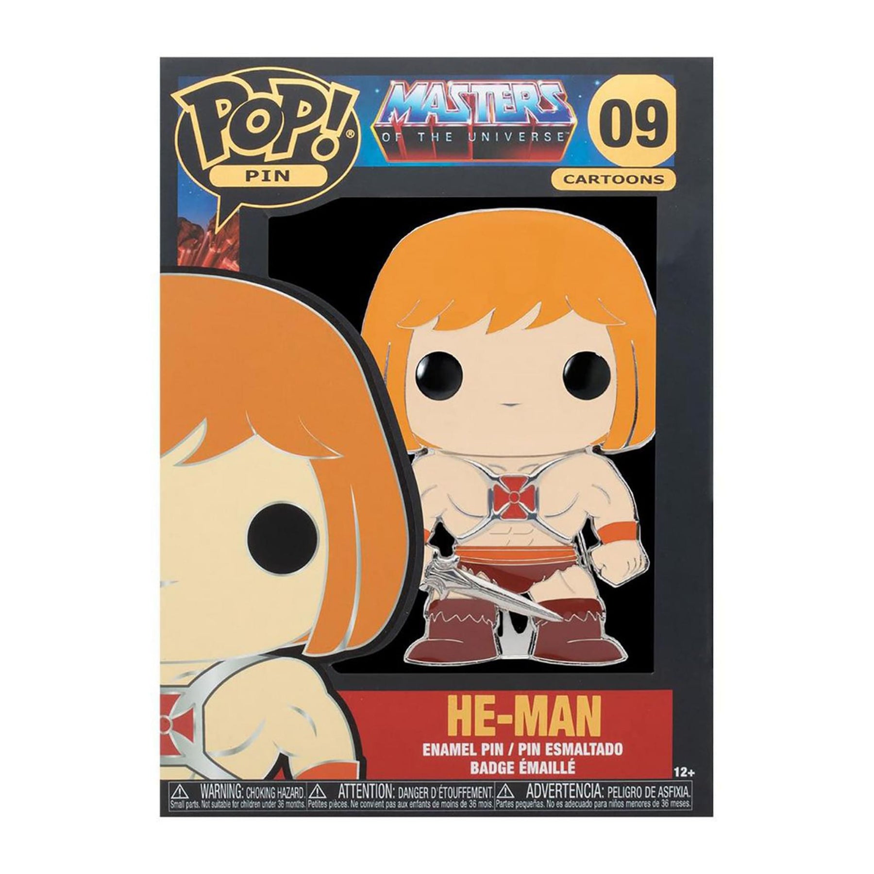 Masters of the Universe 3 Inch Funko POP Pin | He-Man