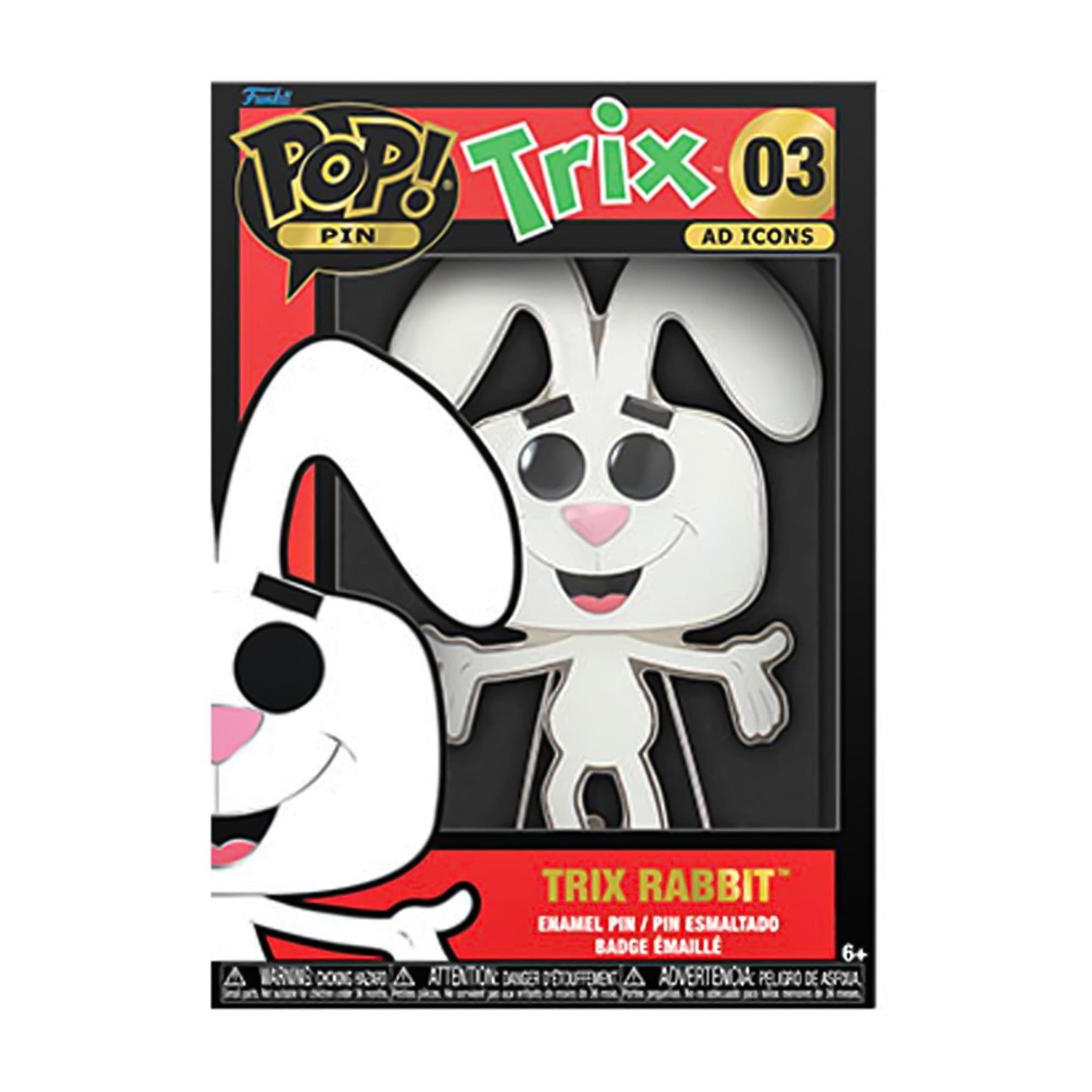 Trix Ad Icons 3-Inch Funko POP Pin | Rabbit