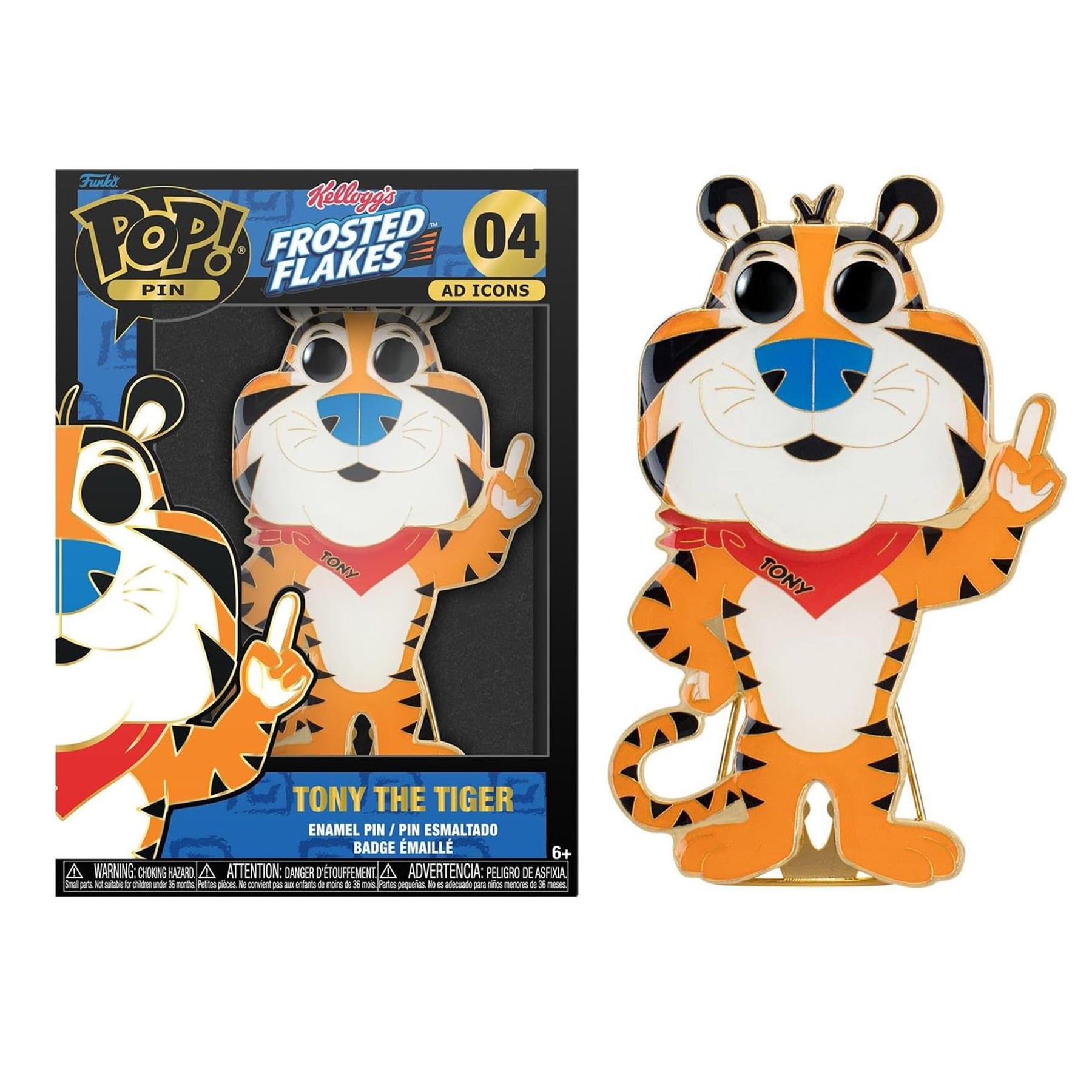 Frosted Flakes 3-Inch Funko POP Pin | Tony the Tiger